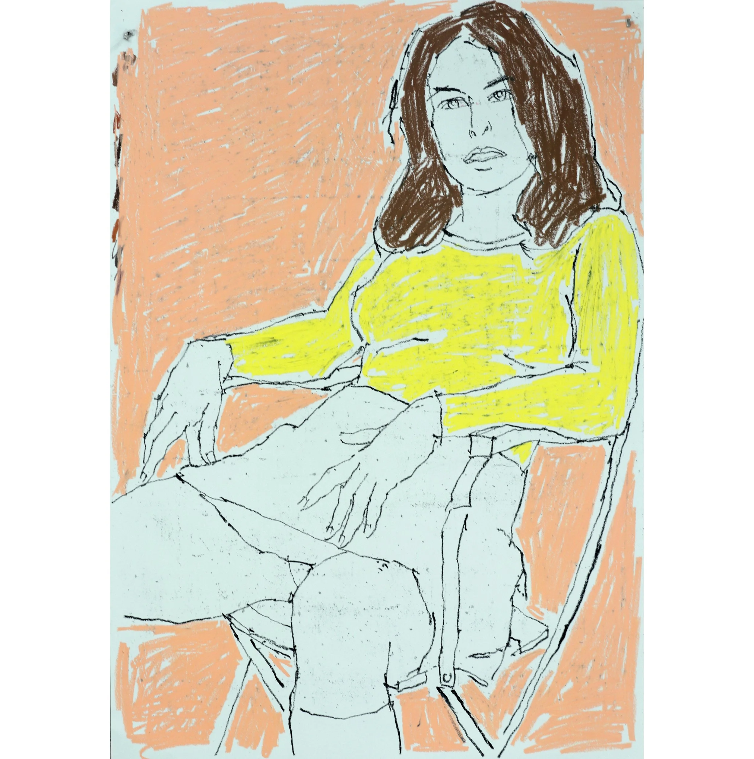 madama pink and yellow by Marcus Kreiss
