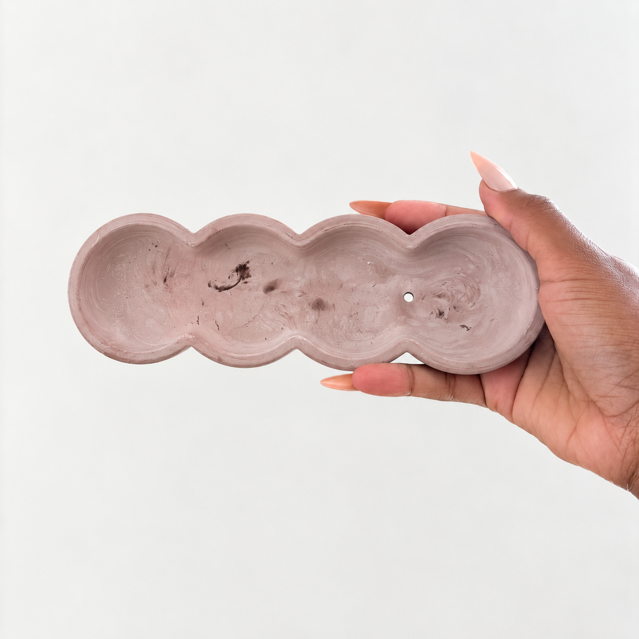 It Is What It Is Blush Bubble Handmade Holder