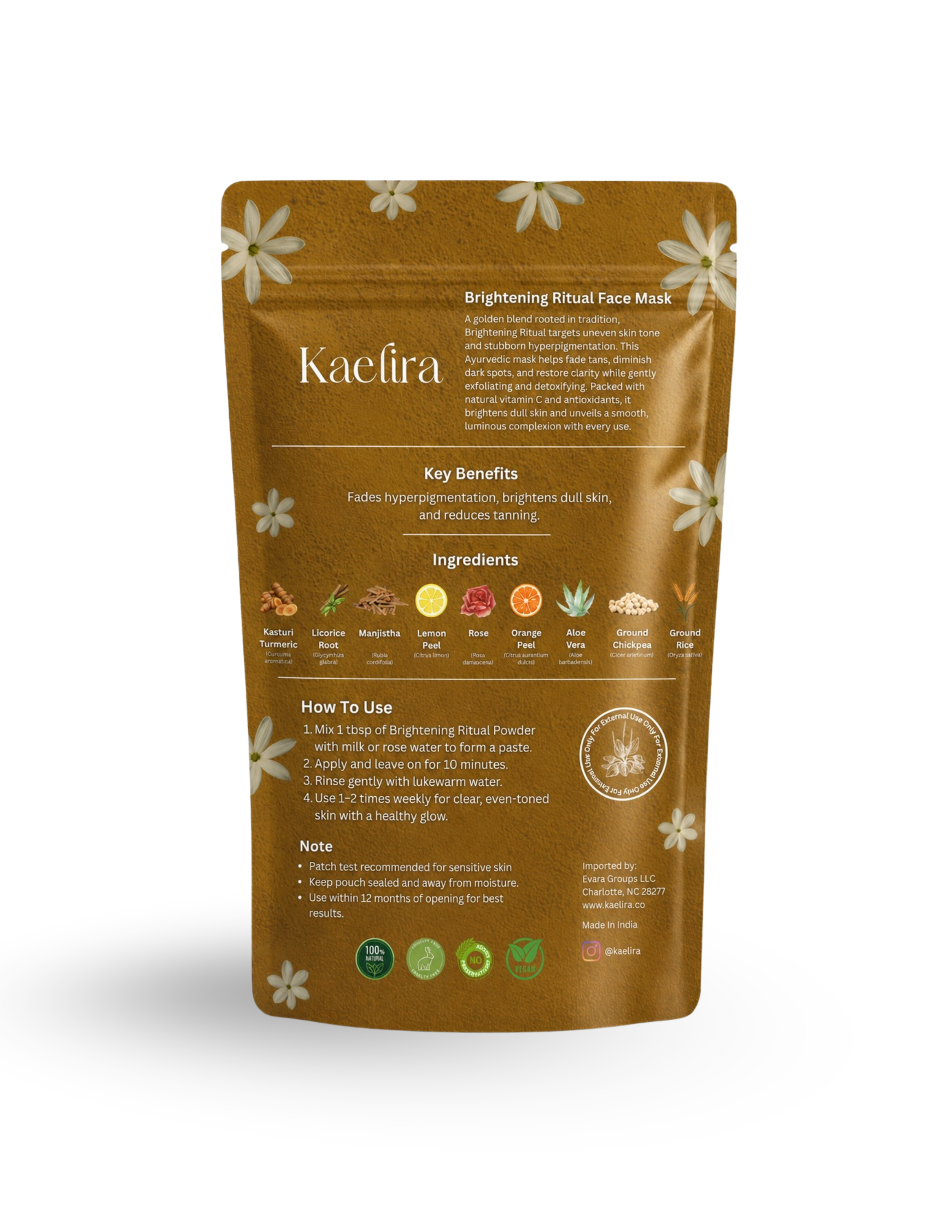 kaelira brightening ritual facial blend | kaelira