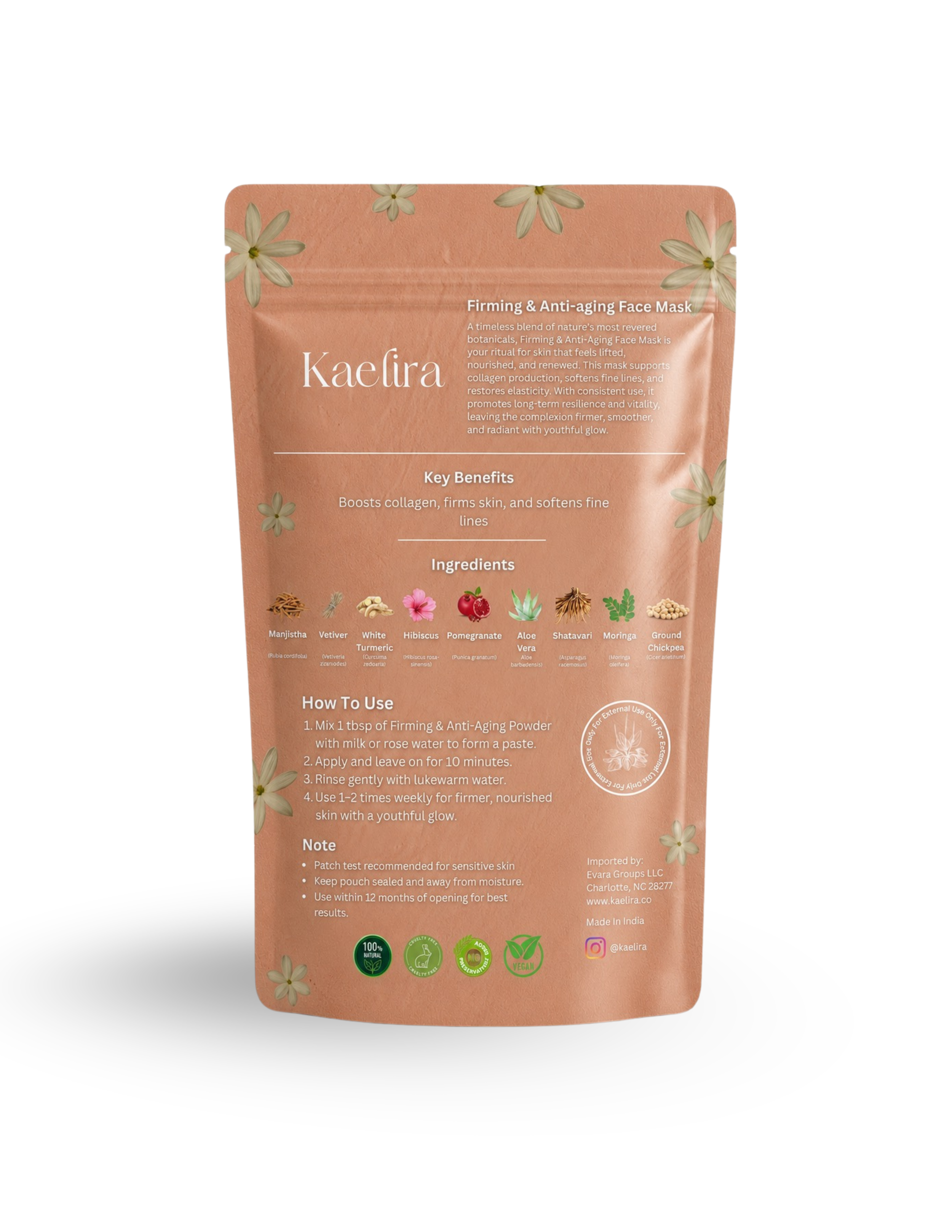 kaelira | Kaelira firming and anti aging | kaelira face masks