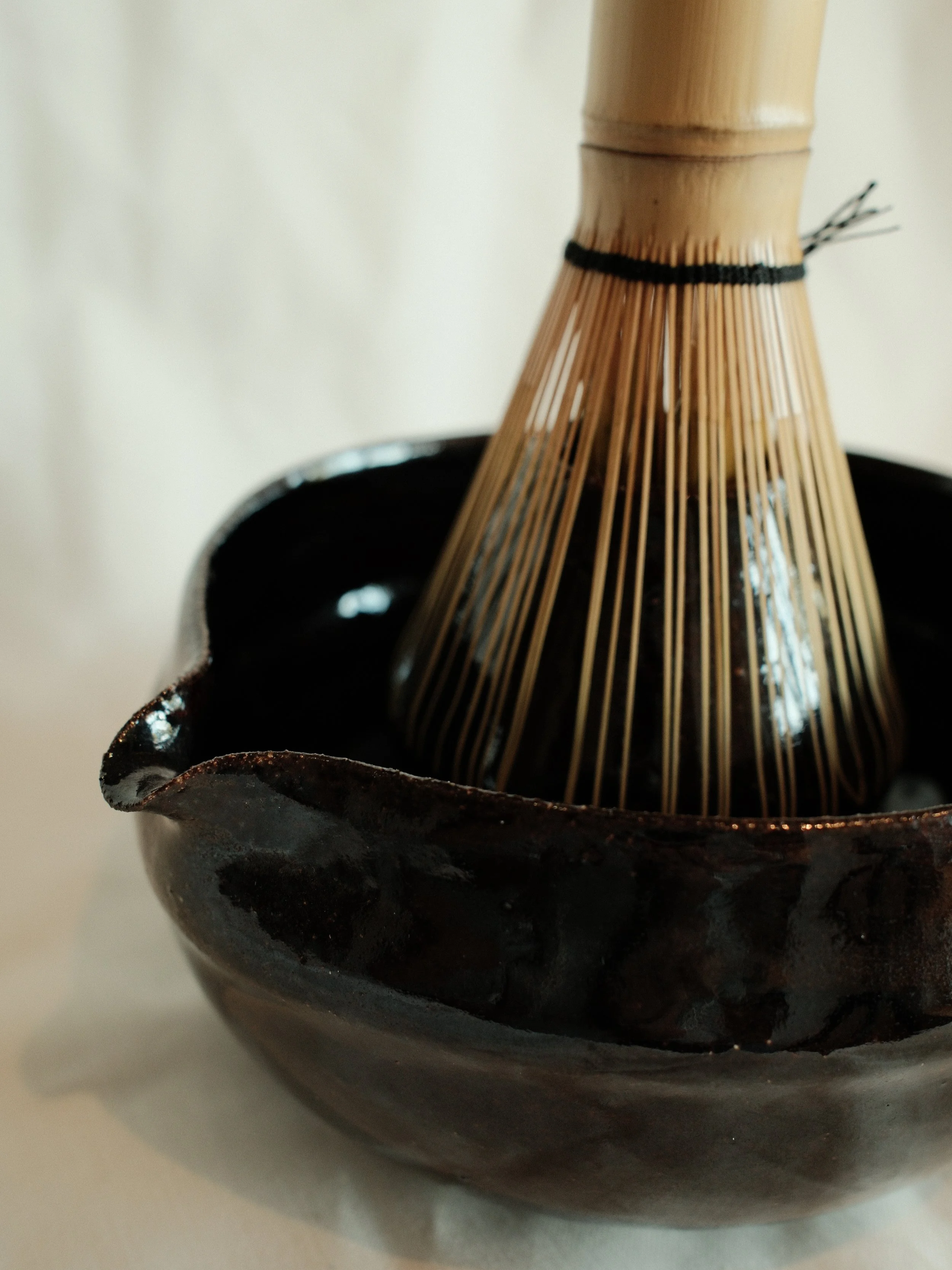 Matcha Set - Glossy Dark Brown