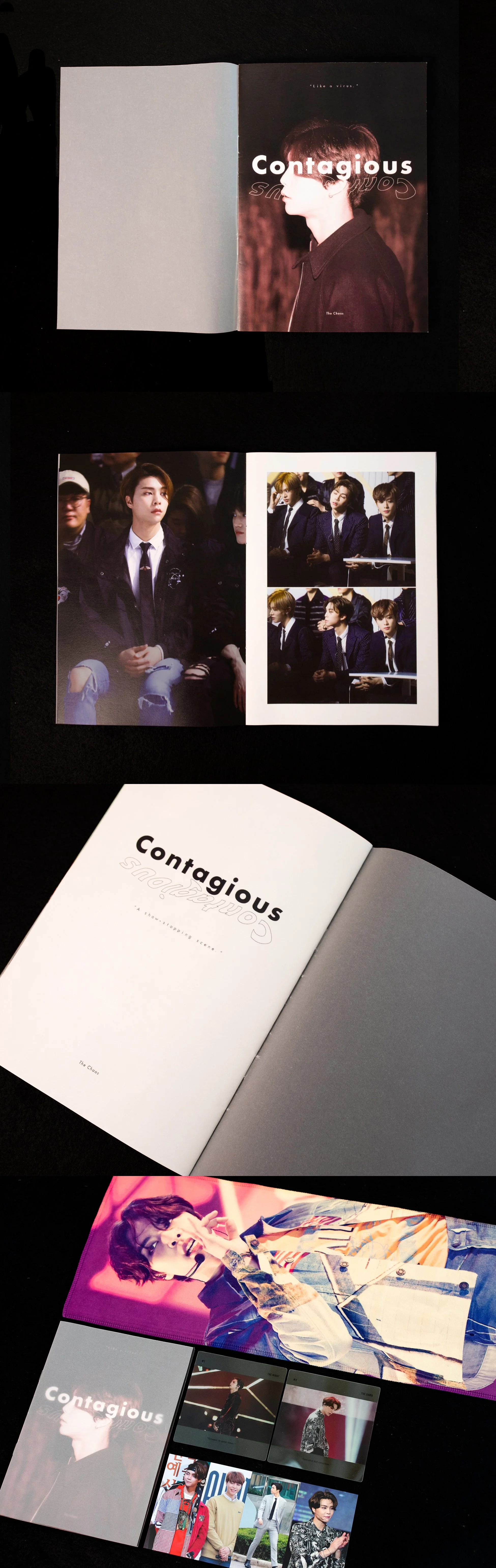 Contagious—Photobook Set/Merch Design/Photoshop, Lightroom, Illustrator & InDesign (2019)