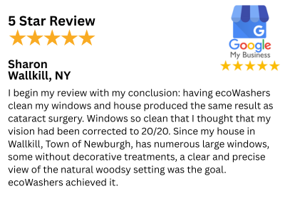 ecoWashers 5 Star Review for House Washing and Window Cleaning