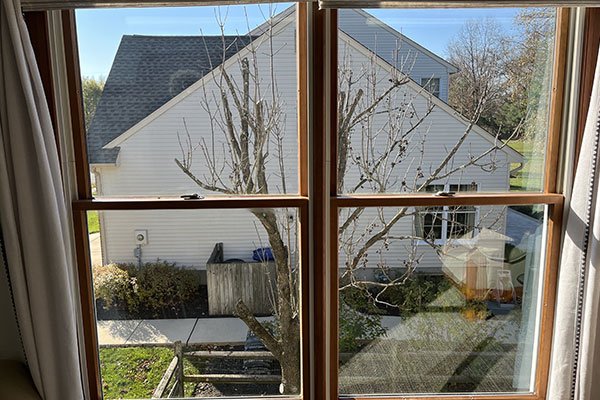 Before and after top Hudson Valley window cleaning service