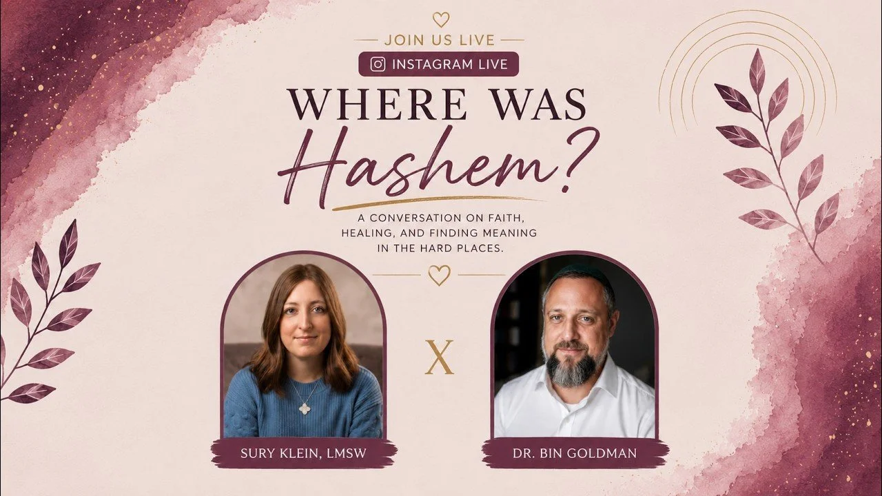 Where Was Hashem? - Conversation with Sury Klein and Dr. Bin Goldman