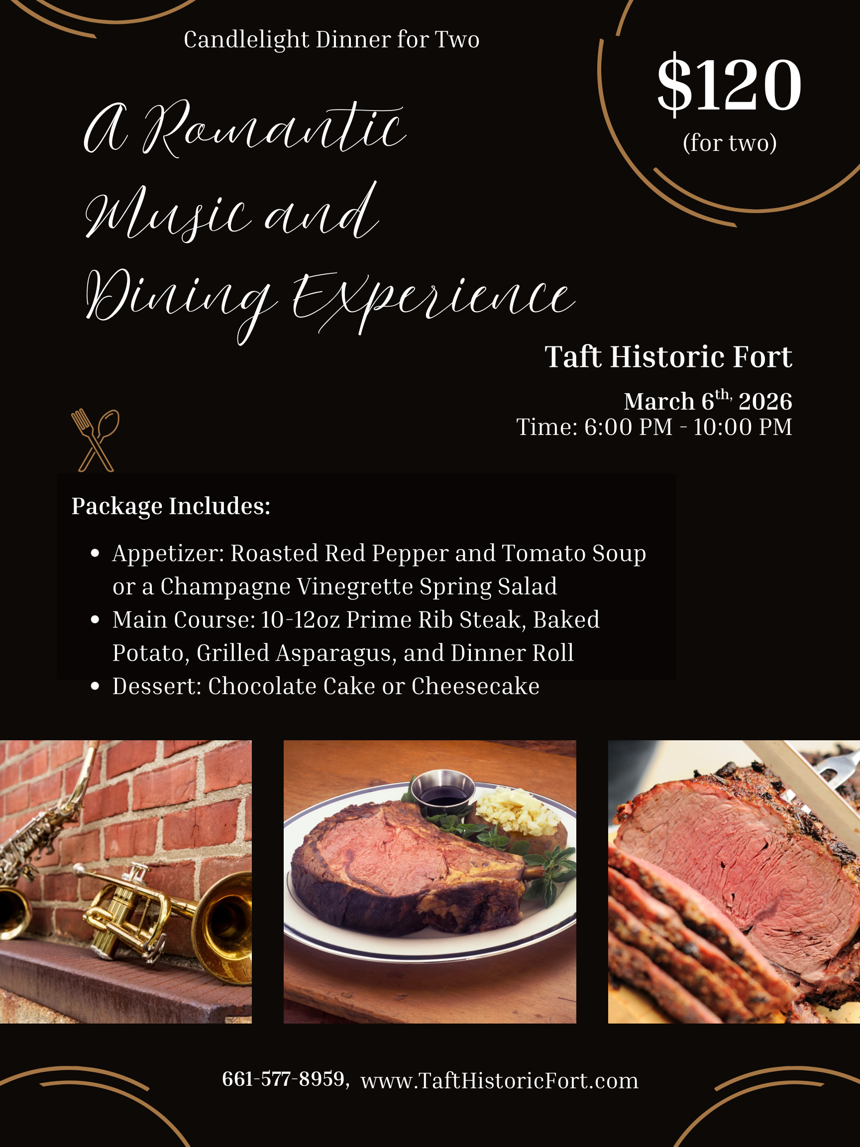 Prime Rib Dinner for 2