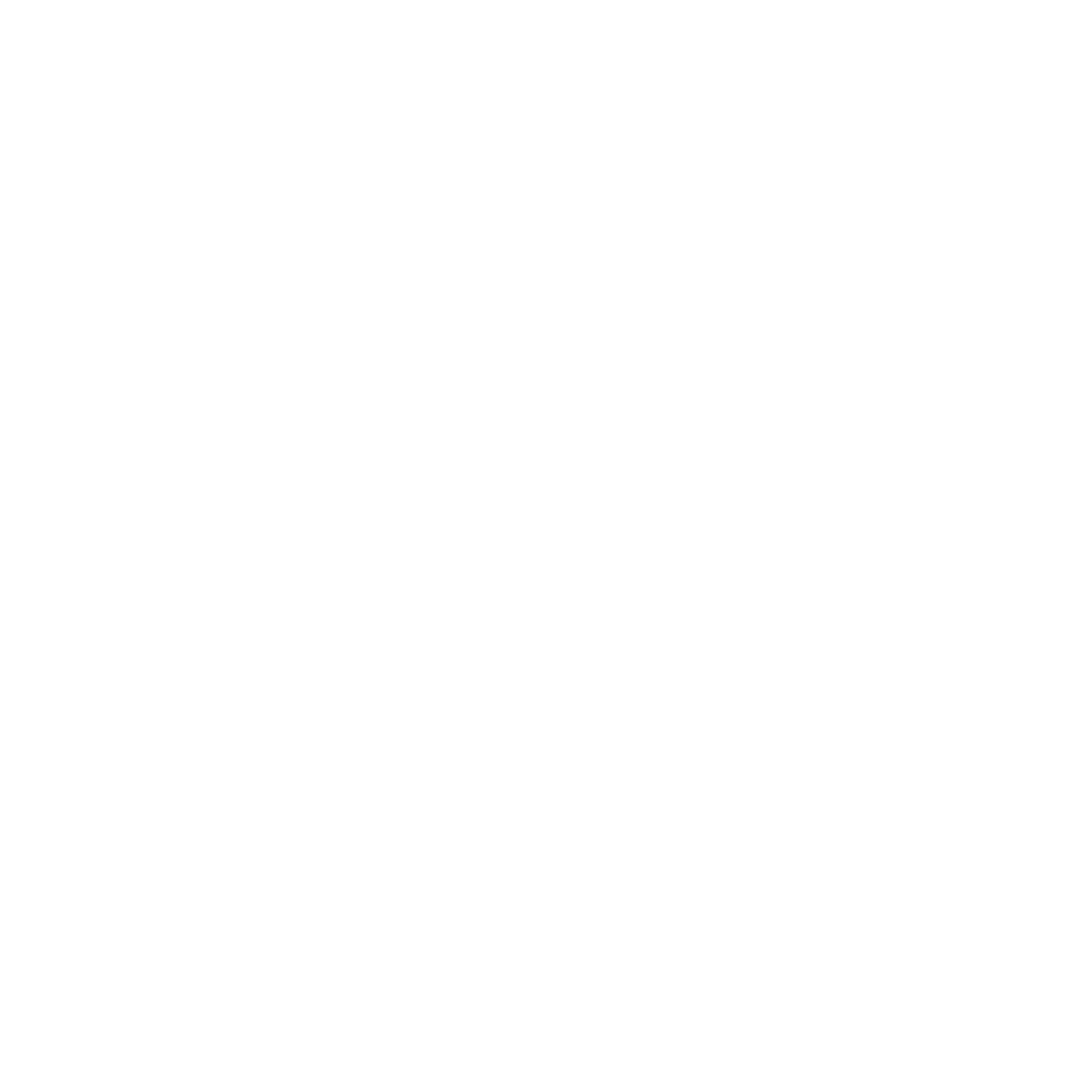 Black circular logo with stylized white landscape inside, surrounded by a white ring.