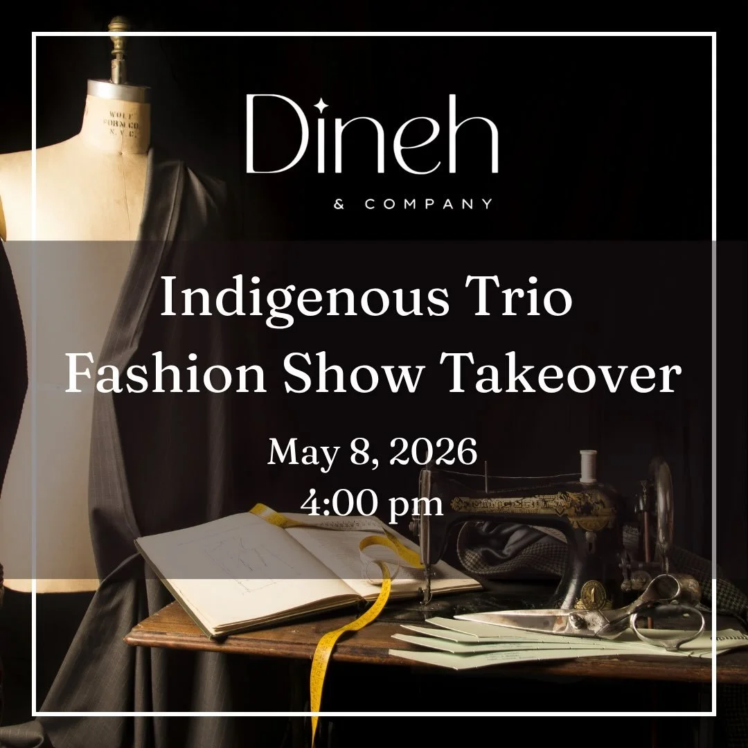 We are thrilled to host a special Fashion Show featuring three incredible Indigenous designers ✨
Save the date and join us for an unforgettable evening celebrating culture, creativity, and style. We can&rsquo;t wait to see you there! 🧵🪡
-
-
#Fashio