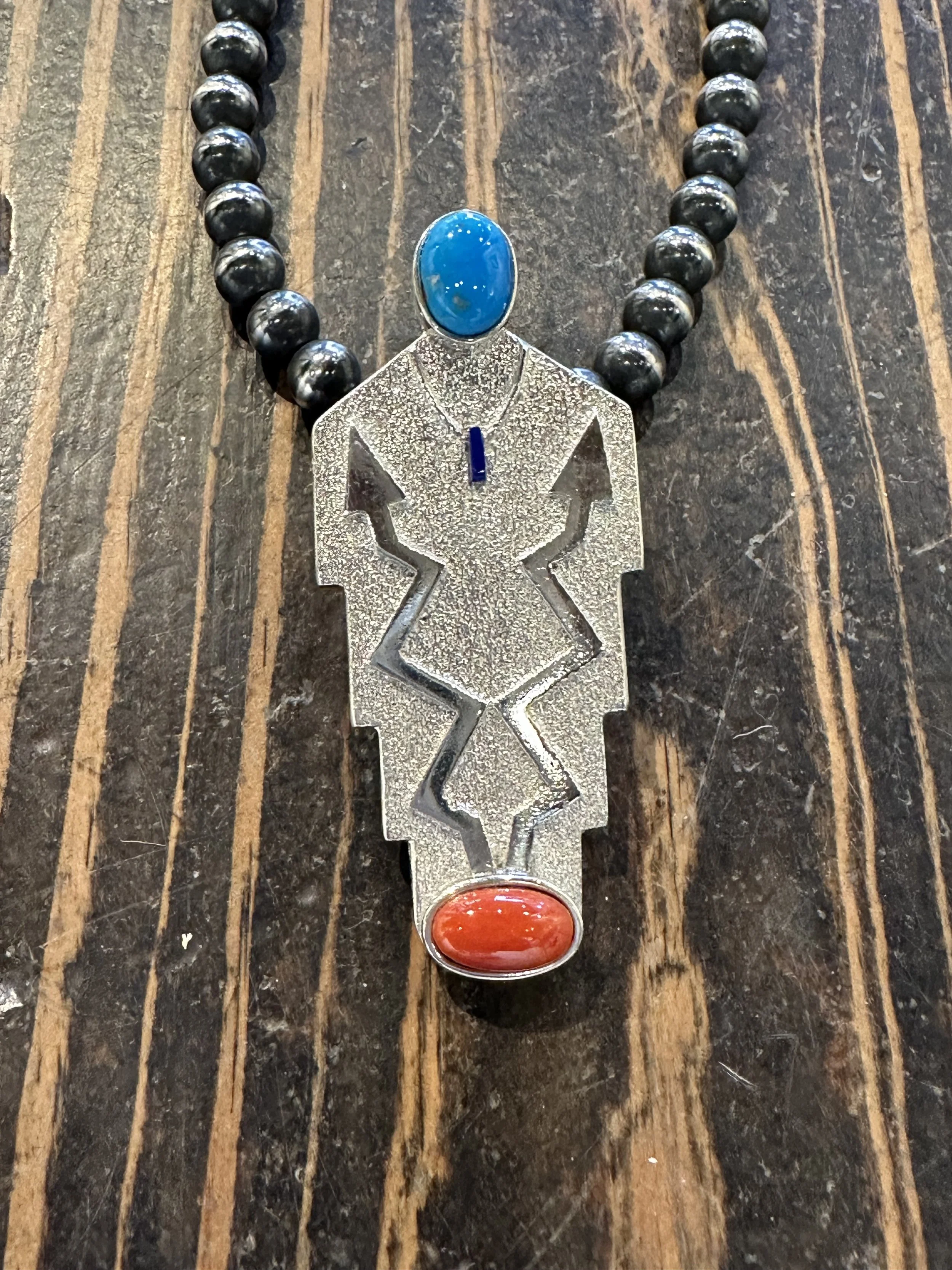 Holy Figure with Navajo Pearls