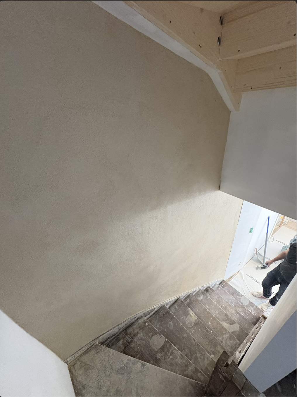 Mur chaux décoratif