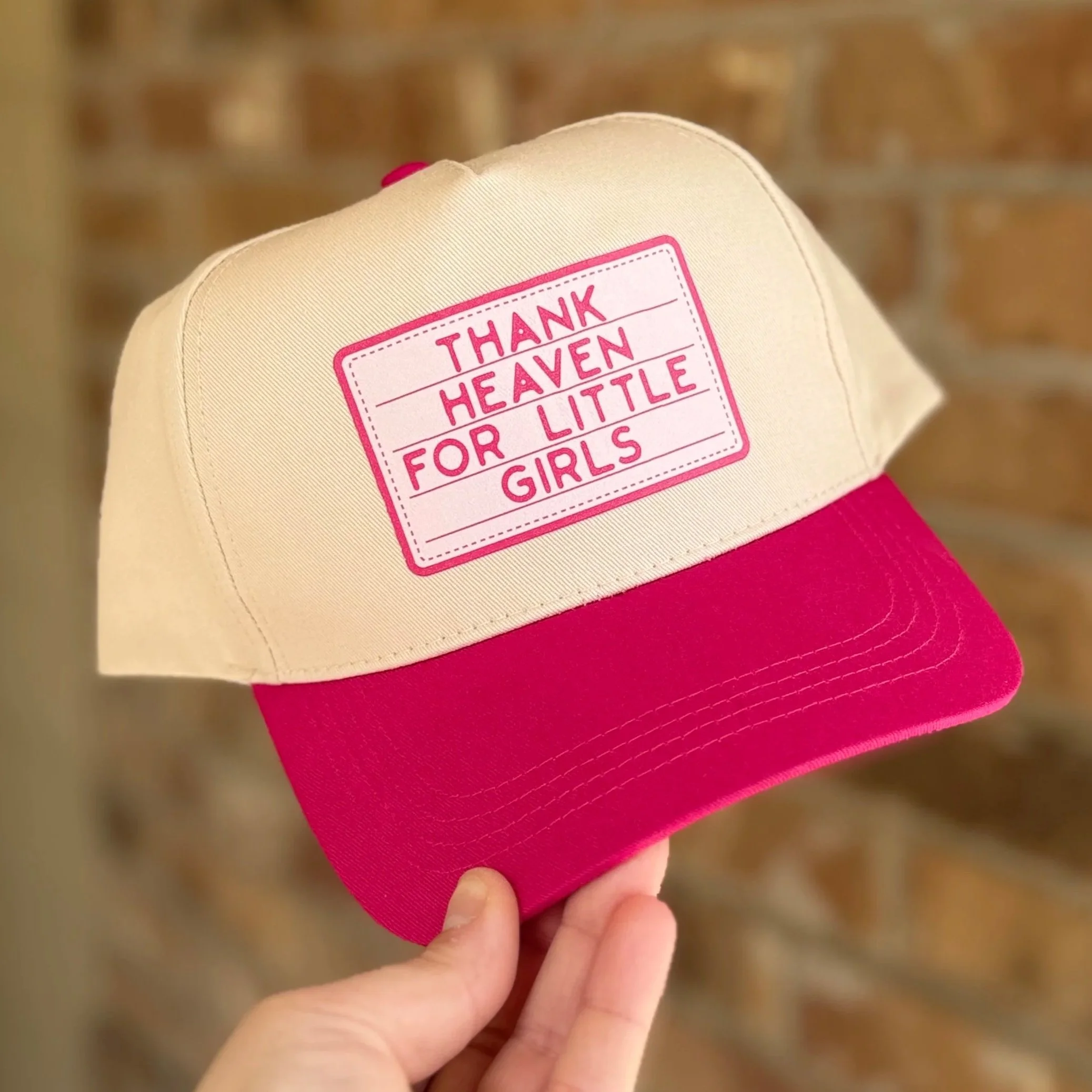Thank Heaven for Little Girls - Canvas Trucker Hat