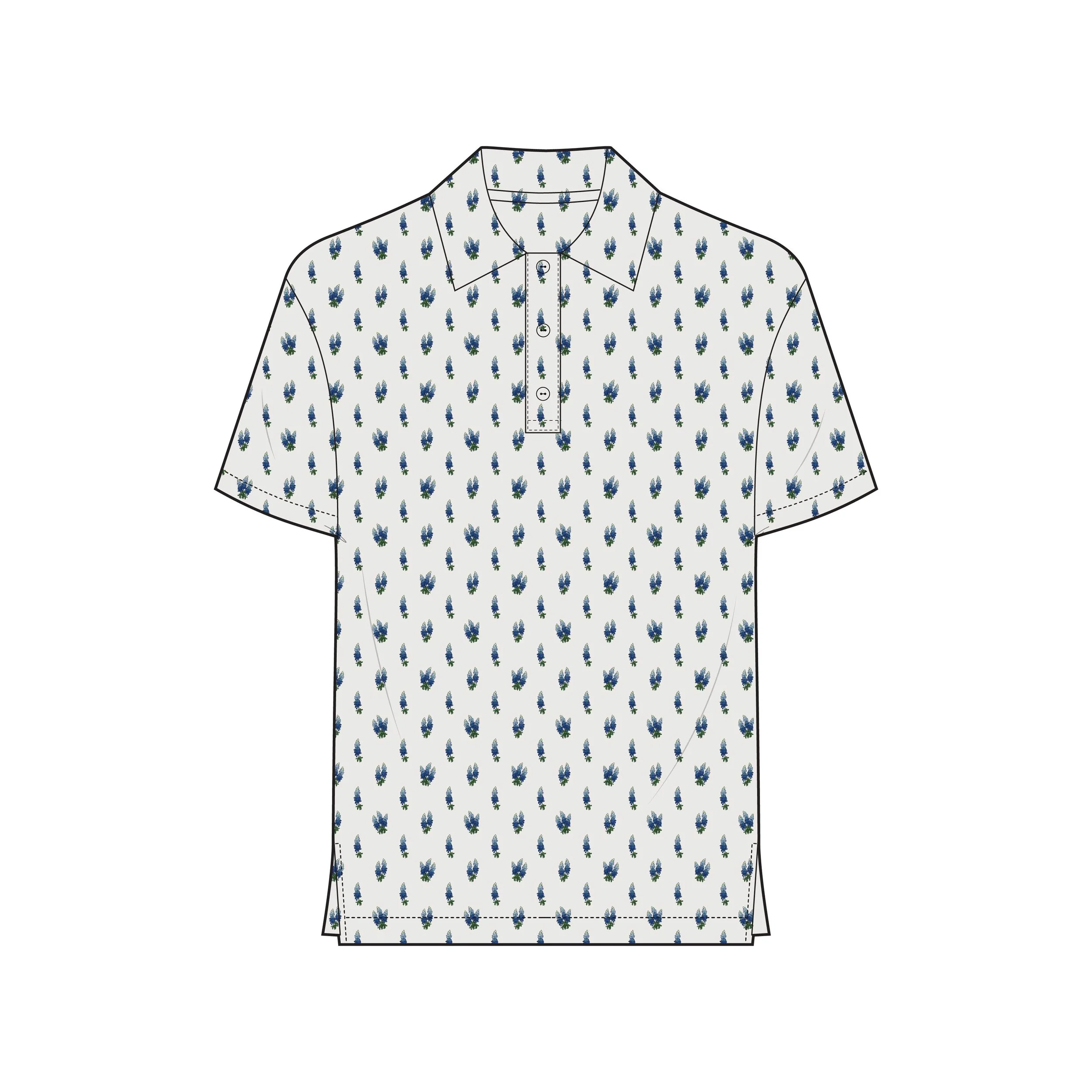 PRE-ORDER - Bluebonnet Polo
