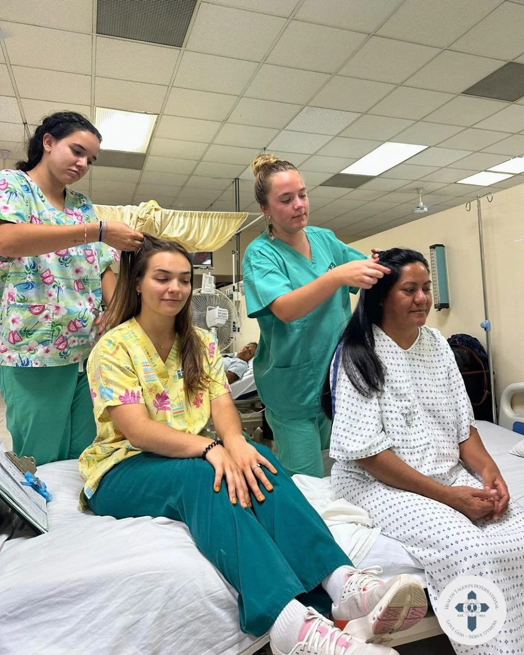 In the recovery room, healing happens in big ways&mdash;and sometimes in the quiet, tender moments too. 💛
Side by side, hands are braiding hair, sharing smiles, and offering comfort. One braid for a patient, one for a teammate&mdash;reminding us tha