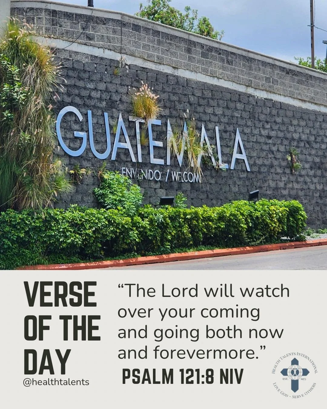 Verse of the Day 🌍✈️

&ldquo;The Lord will watch over your coming and going both now and forevermore.&rdquo; &mdash; Psalm 121:8 (NIV)

Every arrival tells a story, and every journey is held in God&rsquo;s care. As we step onto this soil, we do so w