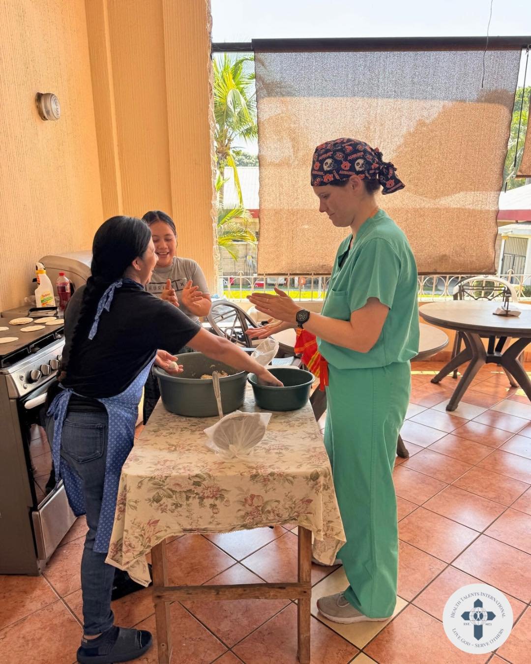 If you spend any time at Cl&iacute;nica Ezell, you&rsquo;ll quickly notice the sweet rhythm of hands at work&mdash;rolling dough, patting out perfect circles, and placing each tortilla on the griddle. 🫓💛

These wonderful women can be found preparin