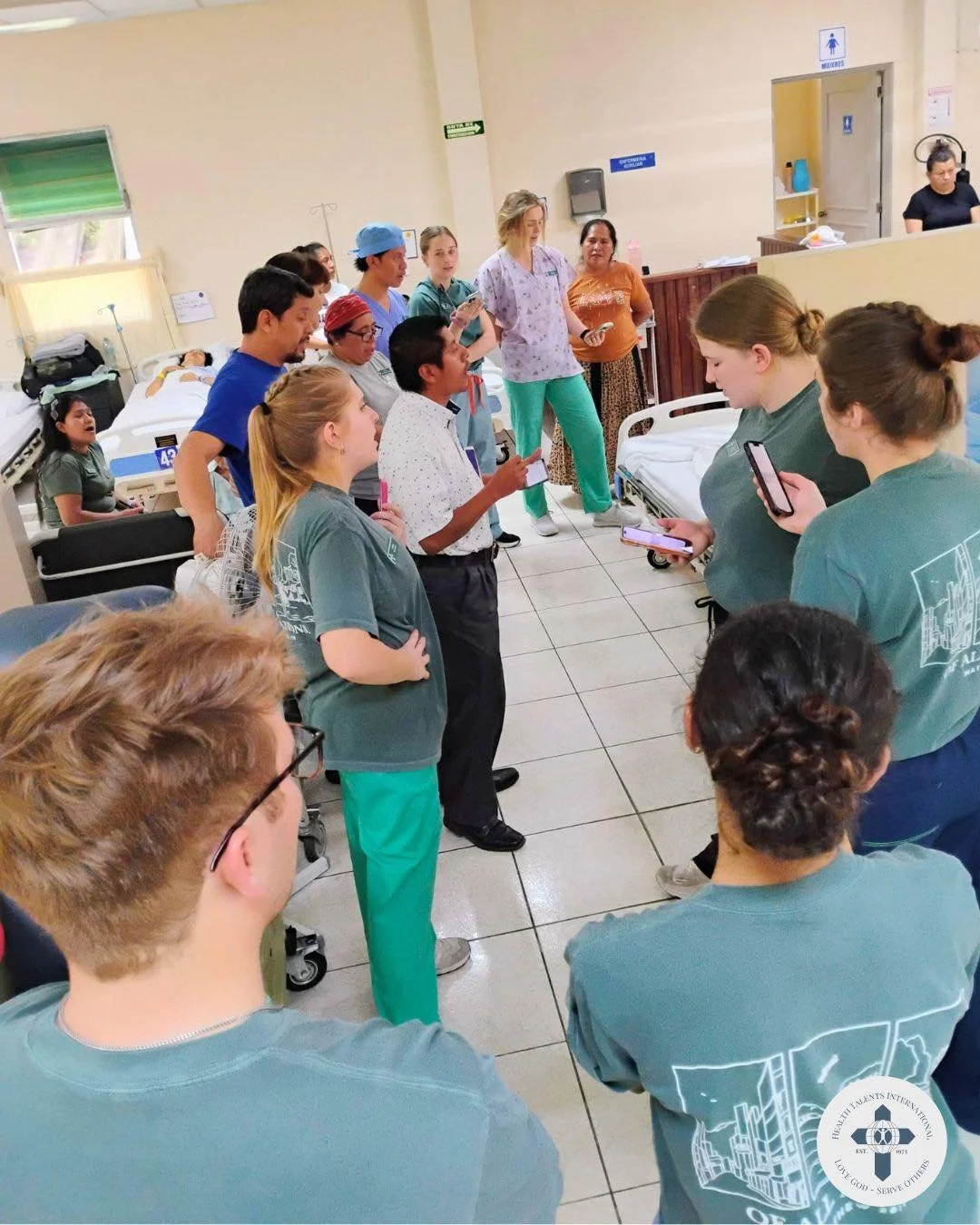 Another trip, another moment where the room fills with song. 💛

In the middle of the recovery room, voices rise together&mdash;different languages, different backgrounds, but one shared purpose. Volunteers and patients join in, creating a moment tha