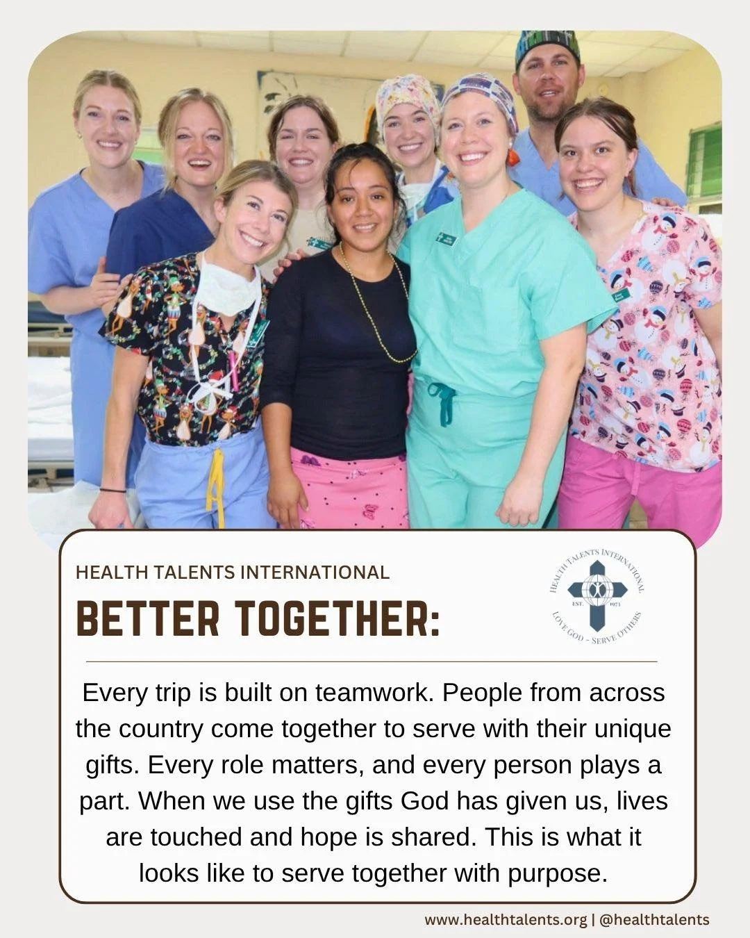 Behind every trip, every patient, and every story of healing is something bigger&mdash;teamwork. 💛

Our mission is only possible because people from all across the country choose to come together, bringing their hands, their hearts, and the unique g