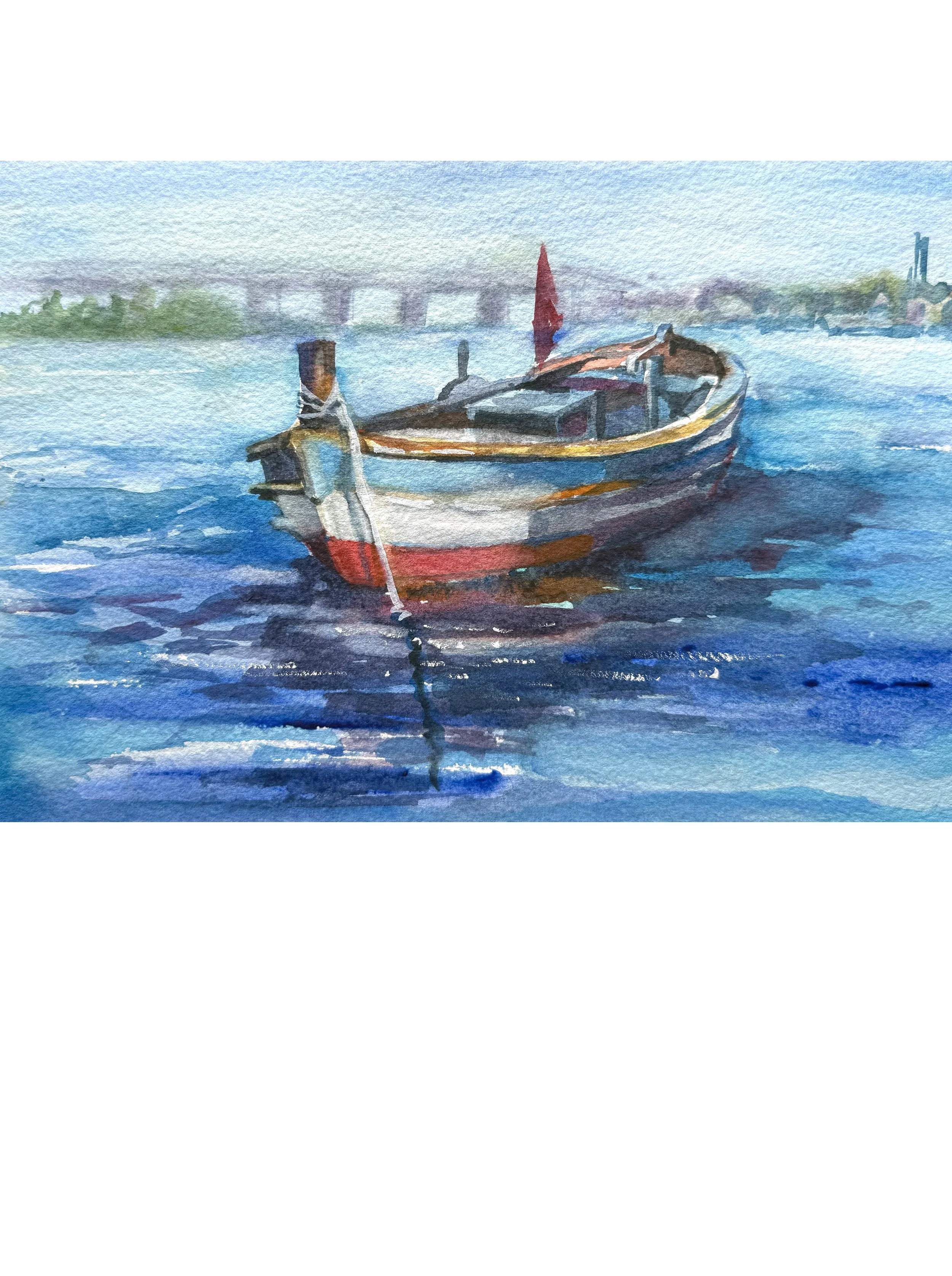 Stillness on the Indian River. Indian River Lagoon series.