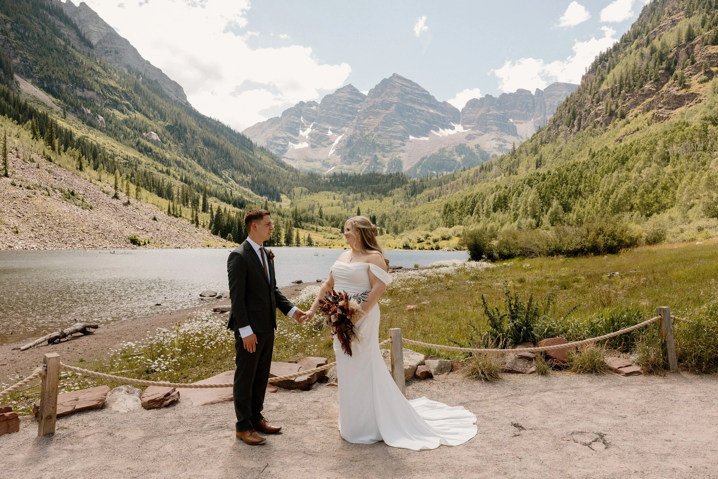 McKenzie and Ryan // Maroon Bells Amphitheater Wedding
