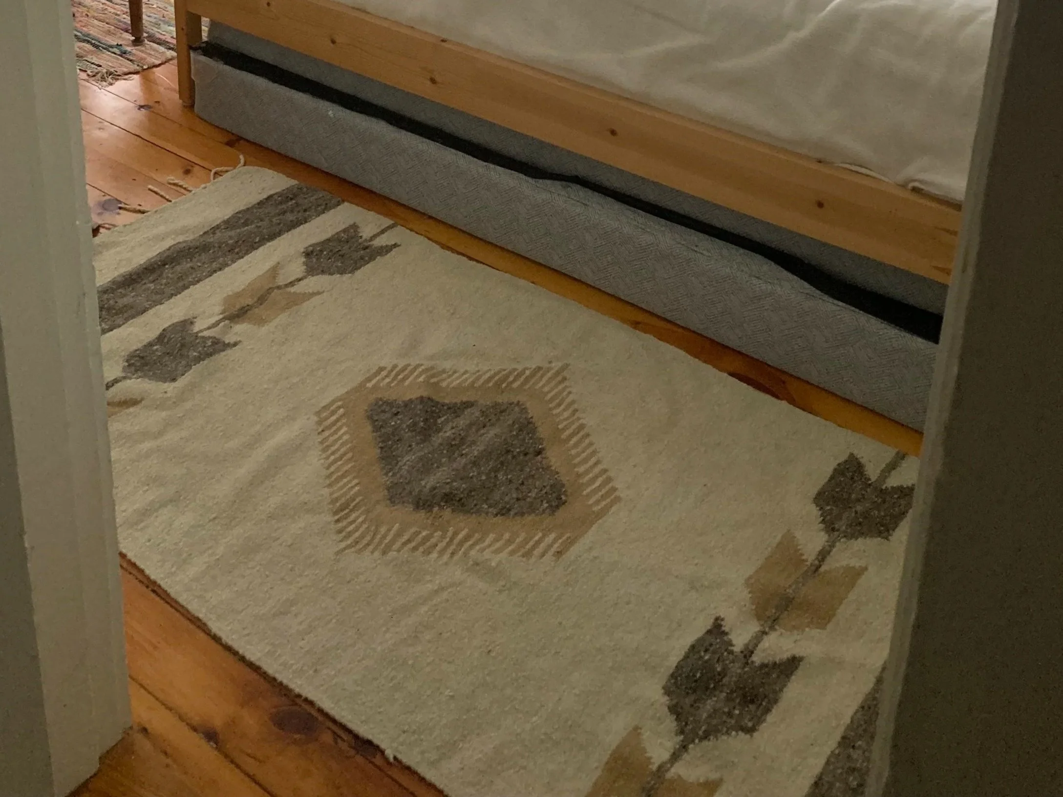 vintage wool rug from Peru 