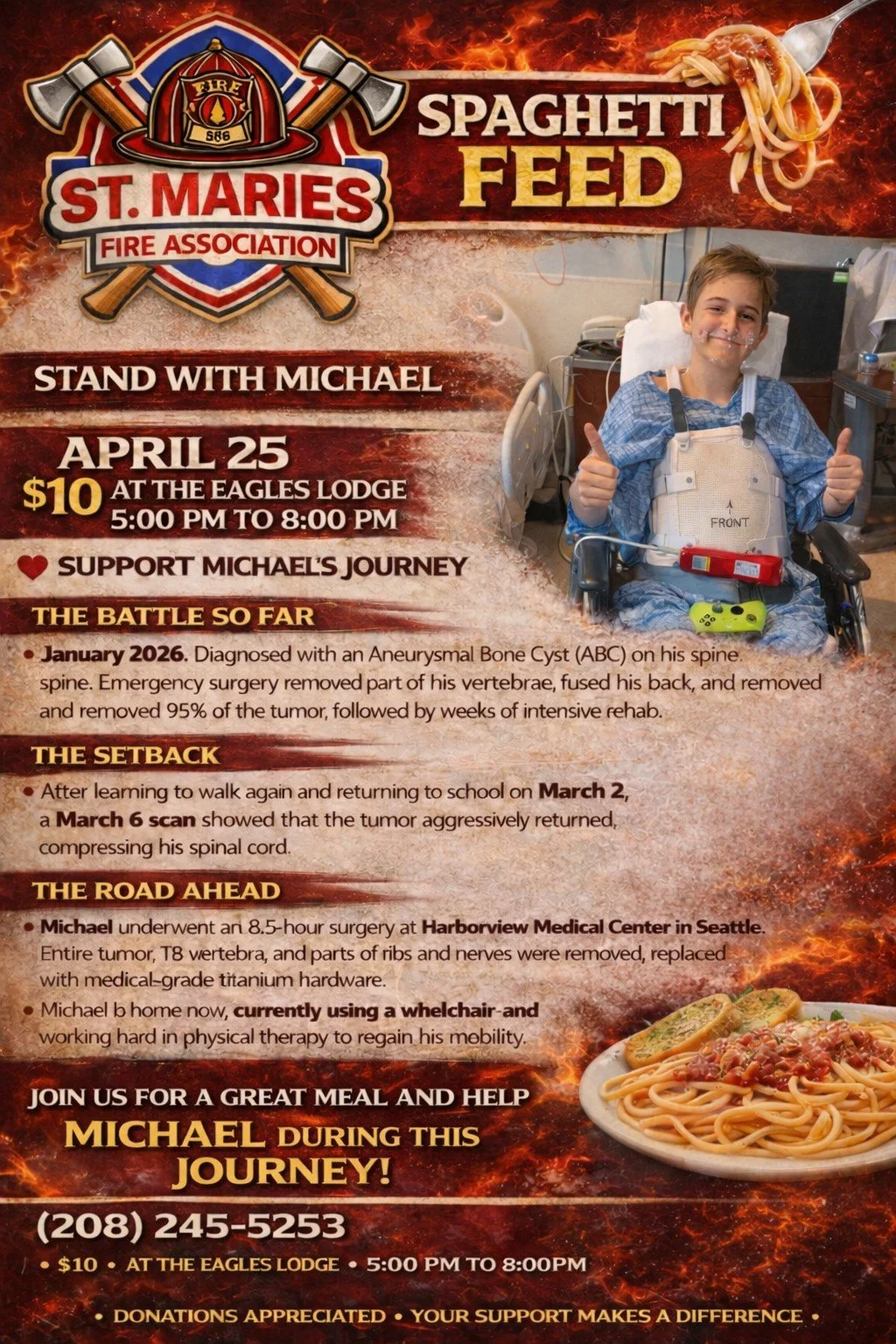 St Maries Fire Association Spaghetti Feed