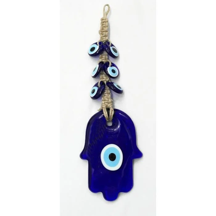 Hamsa Glass Wall Ornament