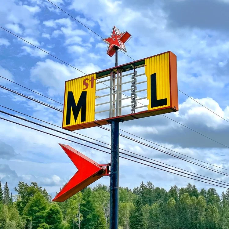 "Stardust Memories"
Built in 1965, the StarDust Motel in Houlton (ME) was one of many independent motels that once lined Route 1. The Houlton Band of Maliseet Indians purchased the 11-room motel in 2011. The tribe is remodeling the motel to provide e