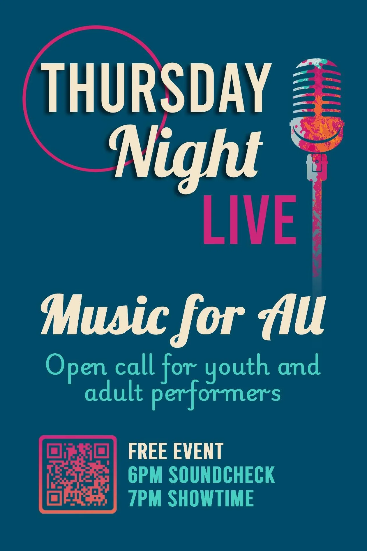 Thursday Night Live - Opening Night!
