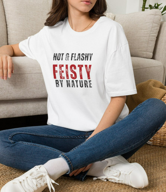 Feisty Tshirt model.png