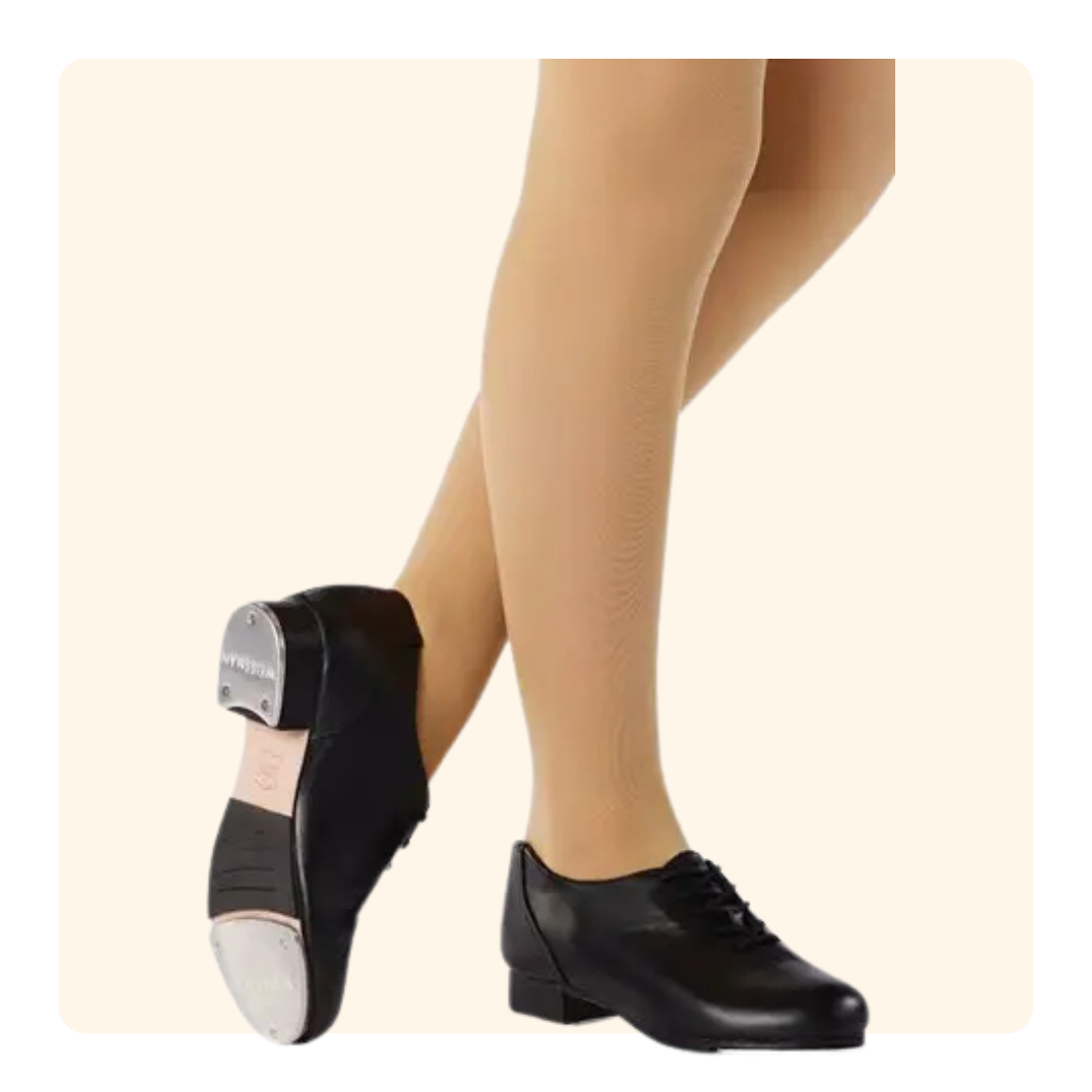 Black tap shoes