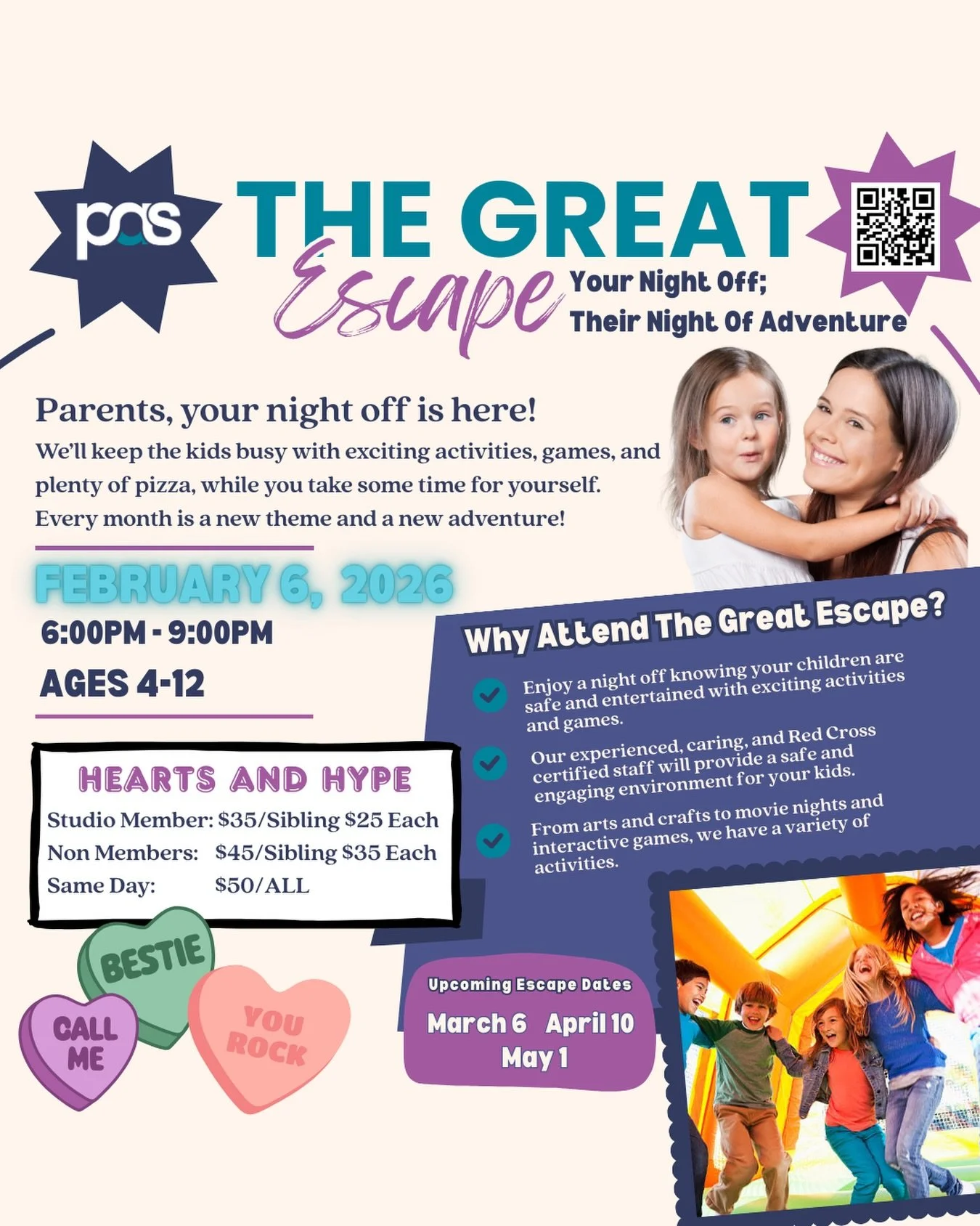 Great Escape is this Friday! Reserve your spot today.