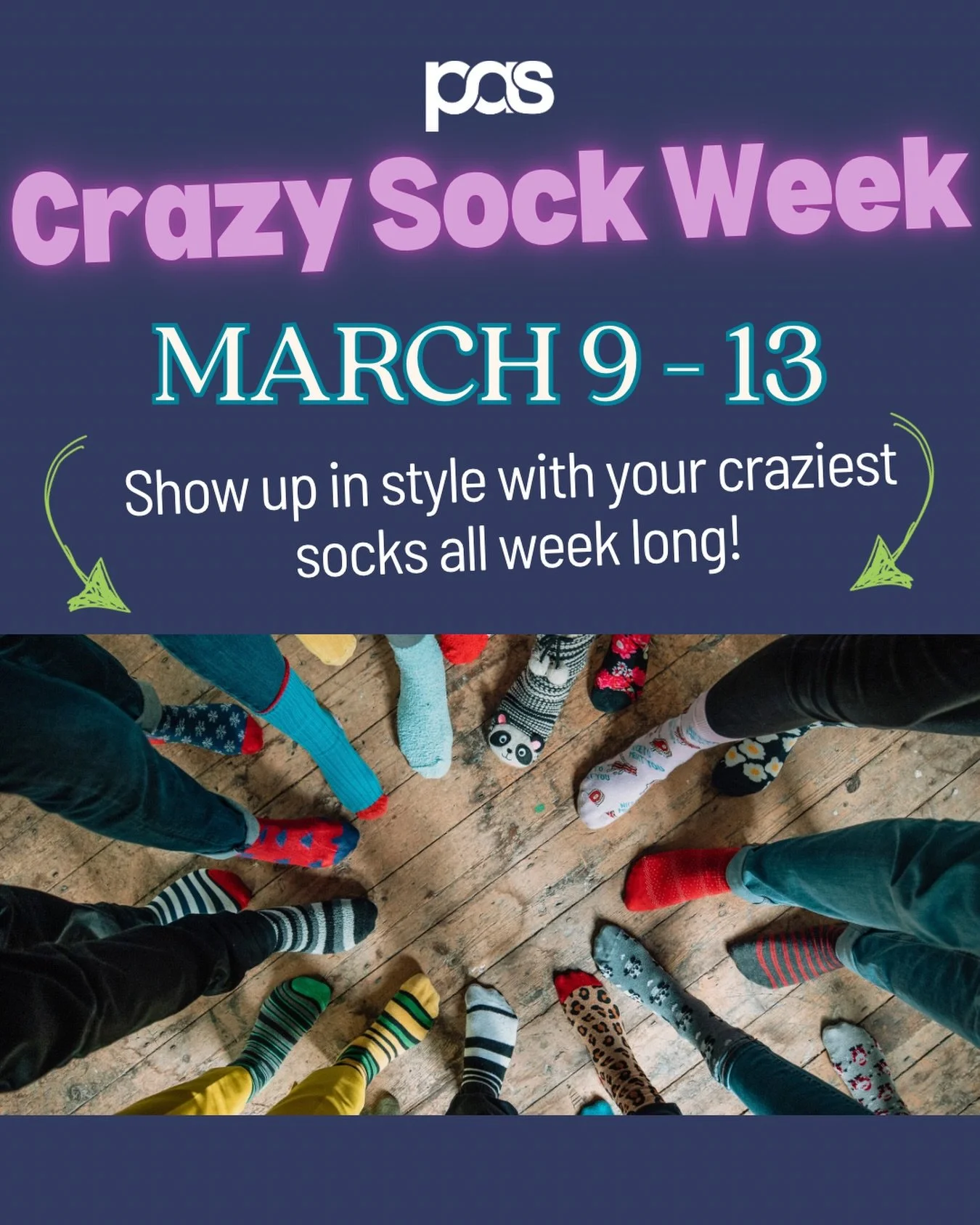 Who has the craziest socks? We wanna see them!