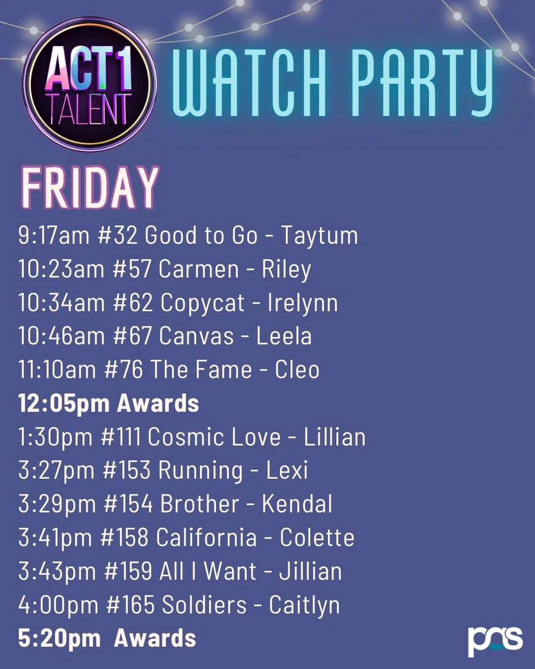 This weekend, our Teams take the stage at Act1 Talent for competition! Come support our dancers in person or online. They&rsquo;ve put in the work and are ready to shine. ✨ 🩵