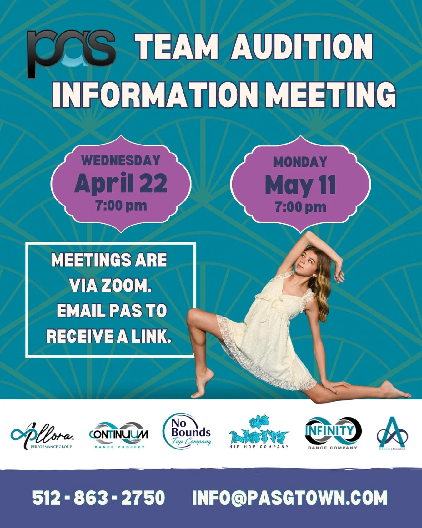 Get ready! Join us for one of our 2 meetings to learn more about our Teams and be a part of the fun!