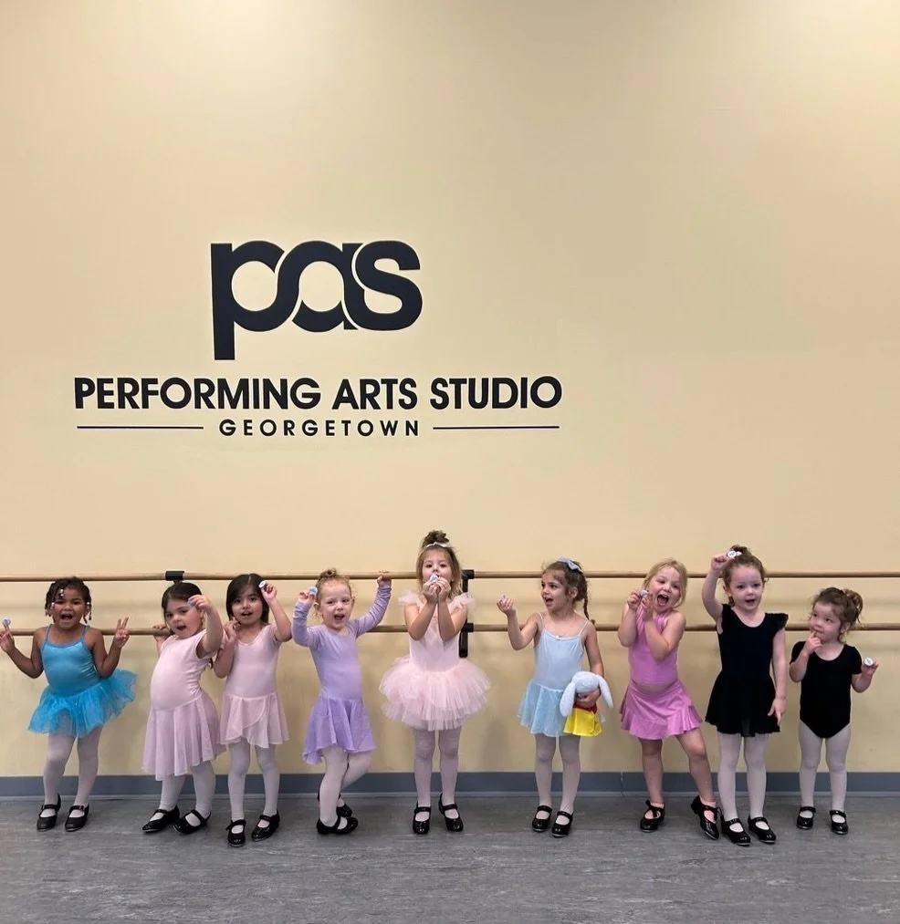 Some of our 3-4 year old friends received WOW pins this week for remembering their recital formation with out help! We can&rsquo;t wait to see them shine on stage at our annual show!