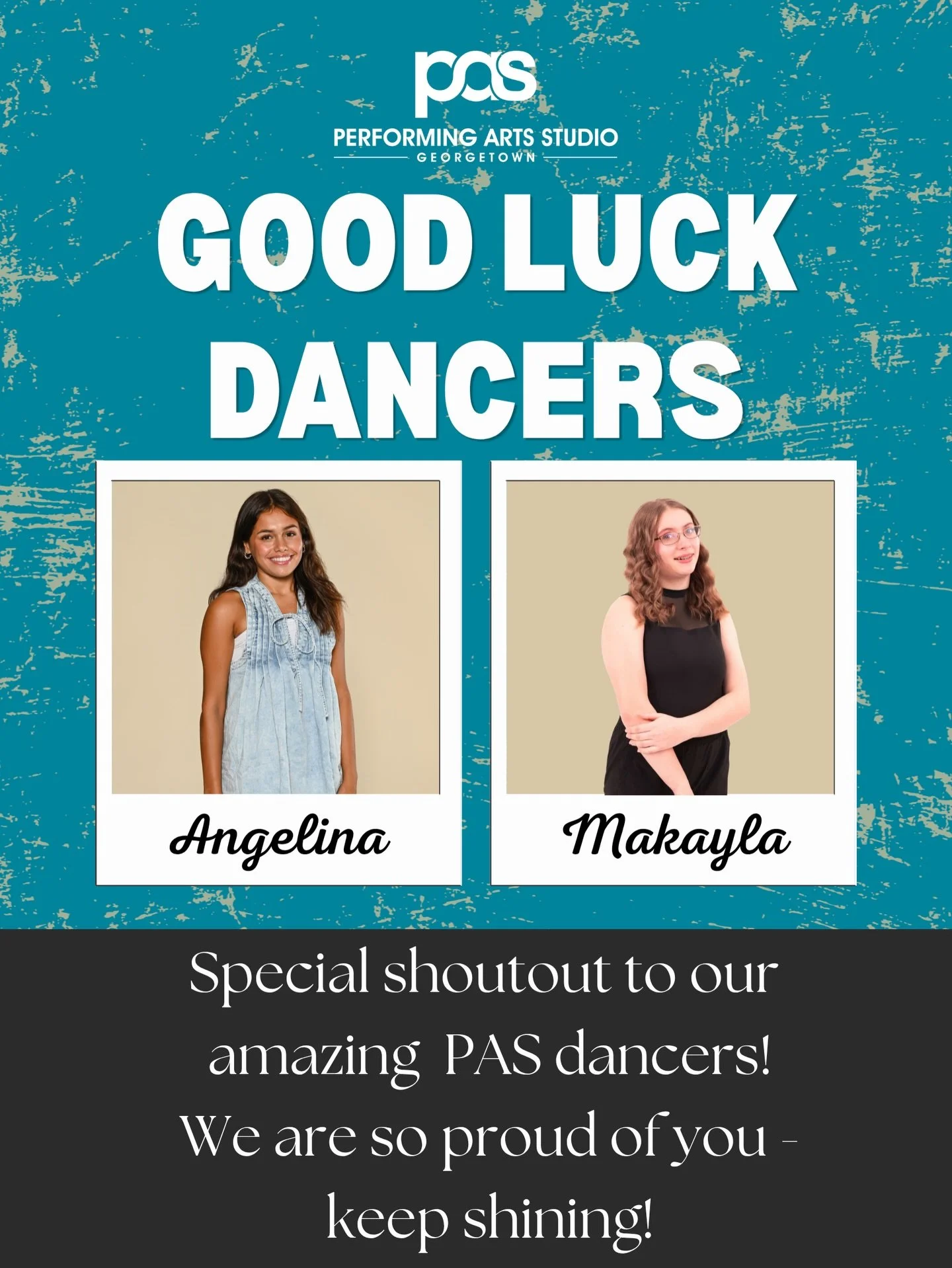 Huge congratulations to Angelina and Makayla for their hard work and commitment. Have a fantastic time at the spring show this weekend!🎉🩵