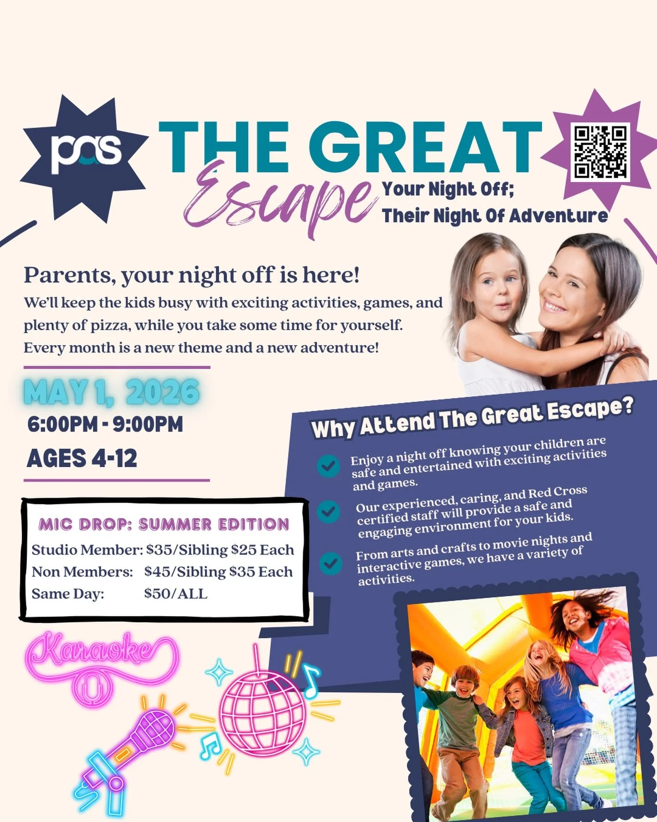 This Friday is our last The Great Escape of the season. Come join the fun!