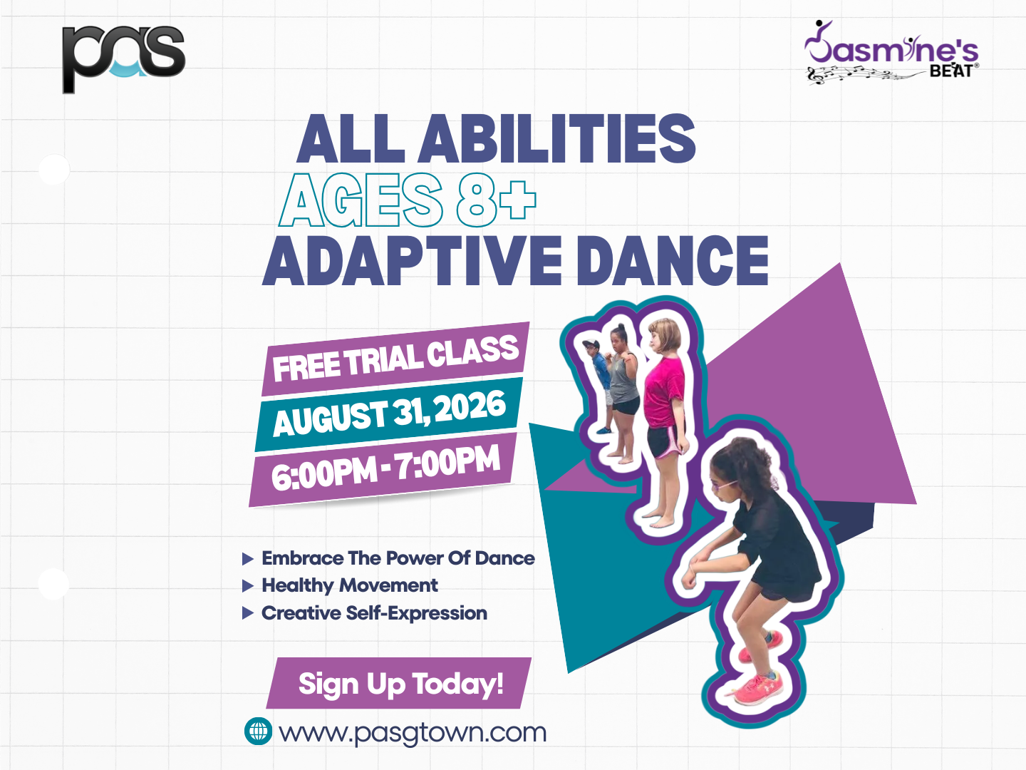Jasmine’s Beat Free Trial Class - Adaptive Dance Fusion