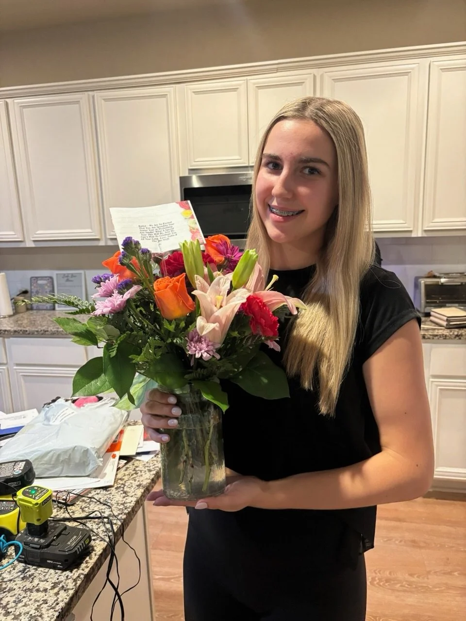 Flowers for the girls who have given us years of memories, laughs, hard work, and plenty of reasons to cheer. Senior year looks good on you! 🩵💐