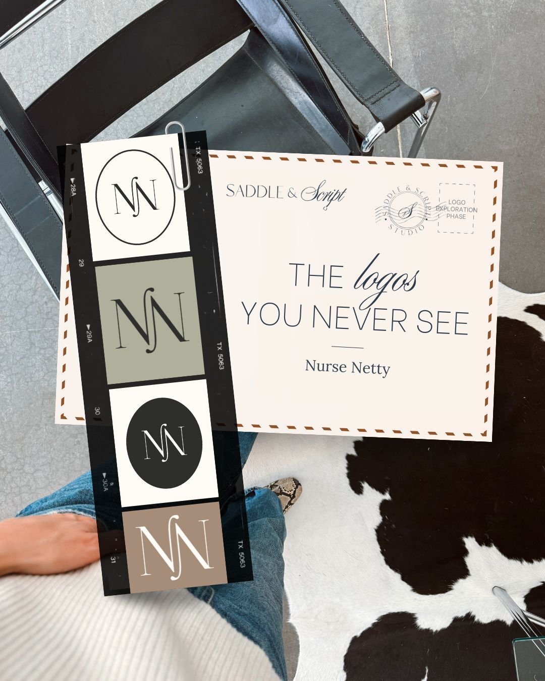 Most people only ever see the final logo. What they don&rsquo;t see is the strategy, exploration, and refinement that shape the brand behind it.

During the brand identity process for Nurse Netty, we explored multiple logo directions before arriving 