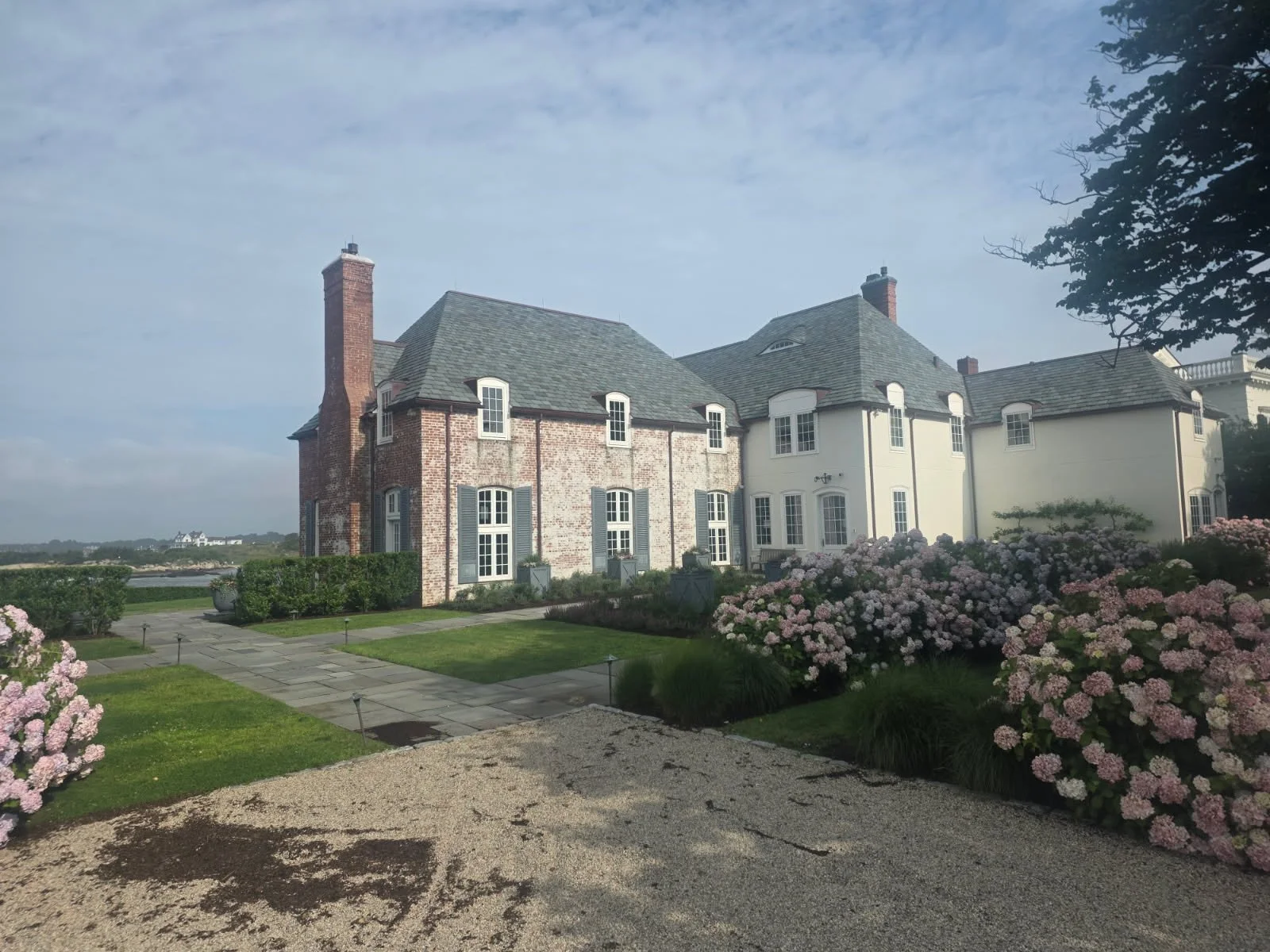 Slate roof restoration on a historic home in Newport, RI, by Slate & Copper Services, Portsmouth, Rhode Island, and Easton, Connecticut