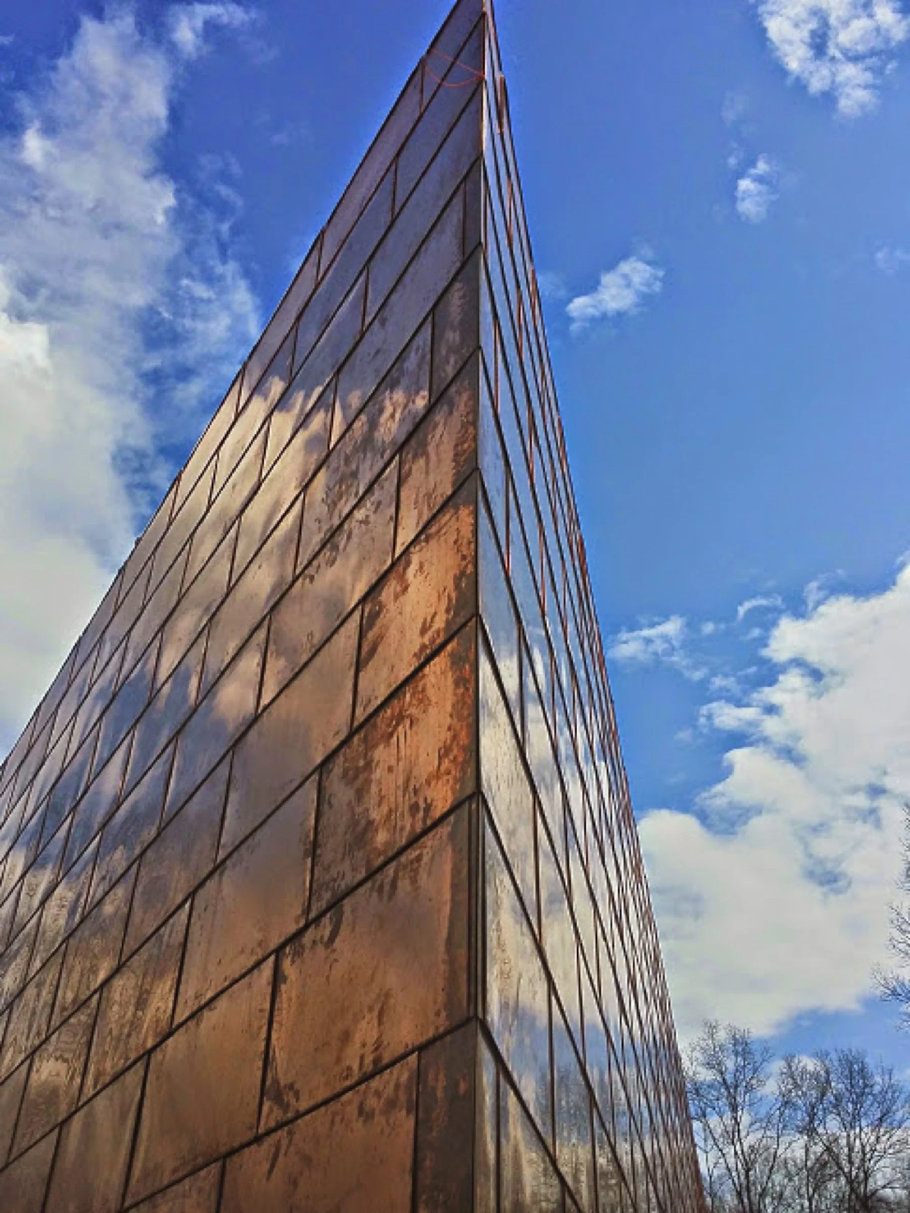 Metal Wall Cladding on a home by Slate & Copper Services, Portsmouth, Rhode Island, and Easton, Connecticut