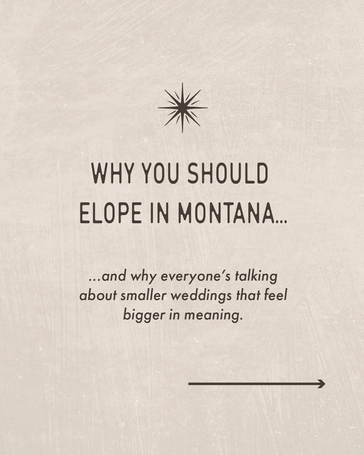 Eloping or having a microwedding in Montana with North Star Events will be the most elegant, affordable, and intimate day to remember✨

📍Location: Whether you want to be close to town or miles from the nearest person, there are endless options of go