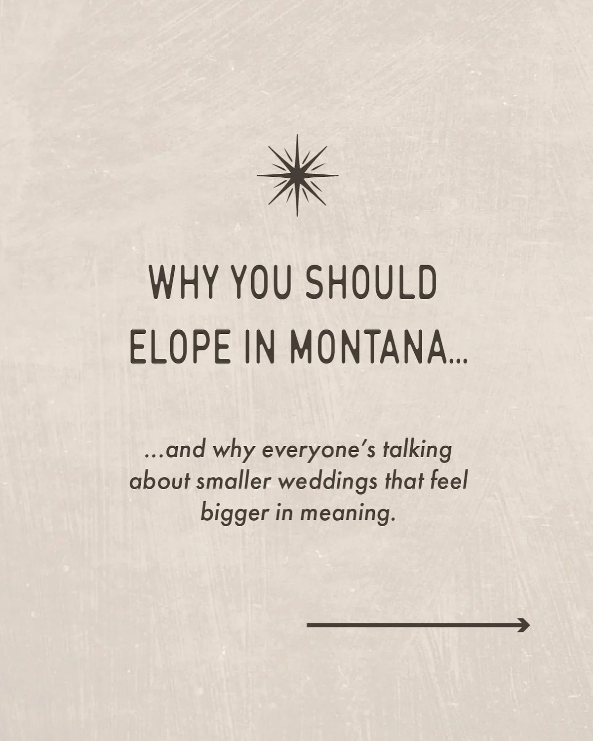 Eloping or having a microwedding in Montana with North Star Events will be the most elegant, affordable, and intimate day to remember✨

📍Location: Whether you want to be close to town or miles from the nearest person, there are endless options of go
