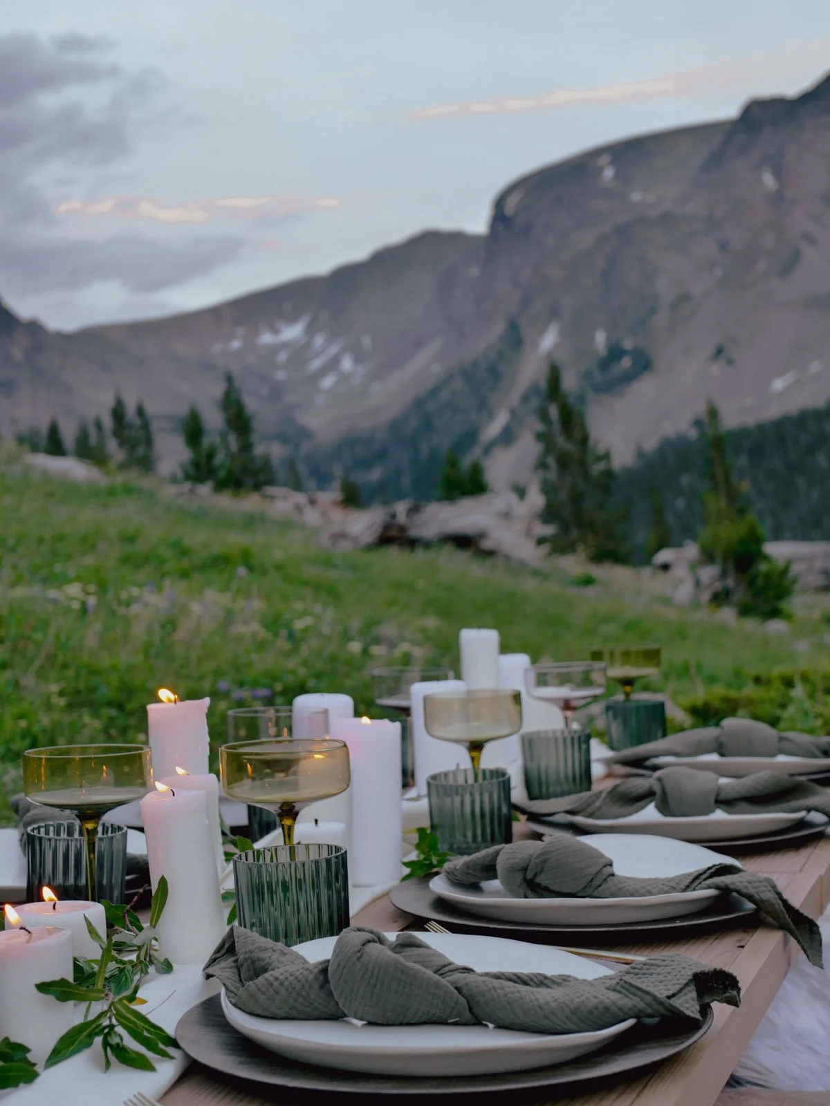 Mountainside Picnic Night