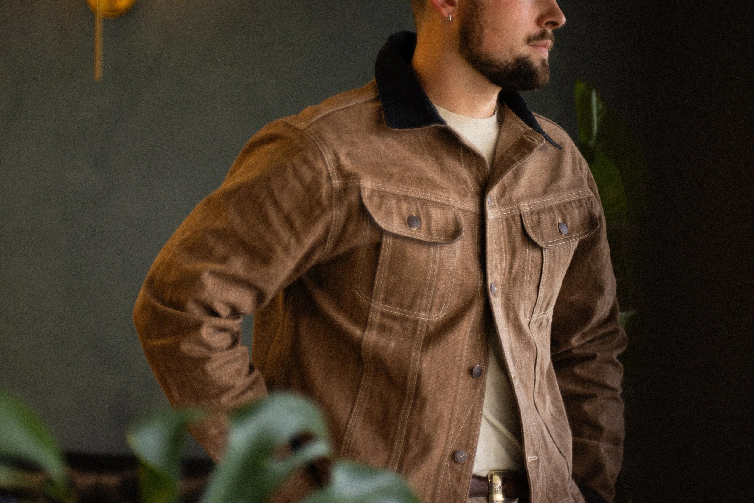 The Tempest Jacket - Sand Selvedge
