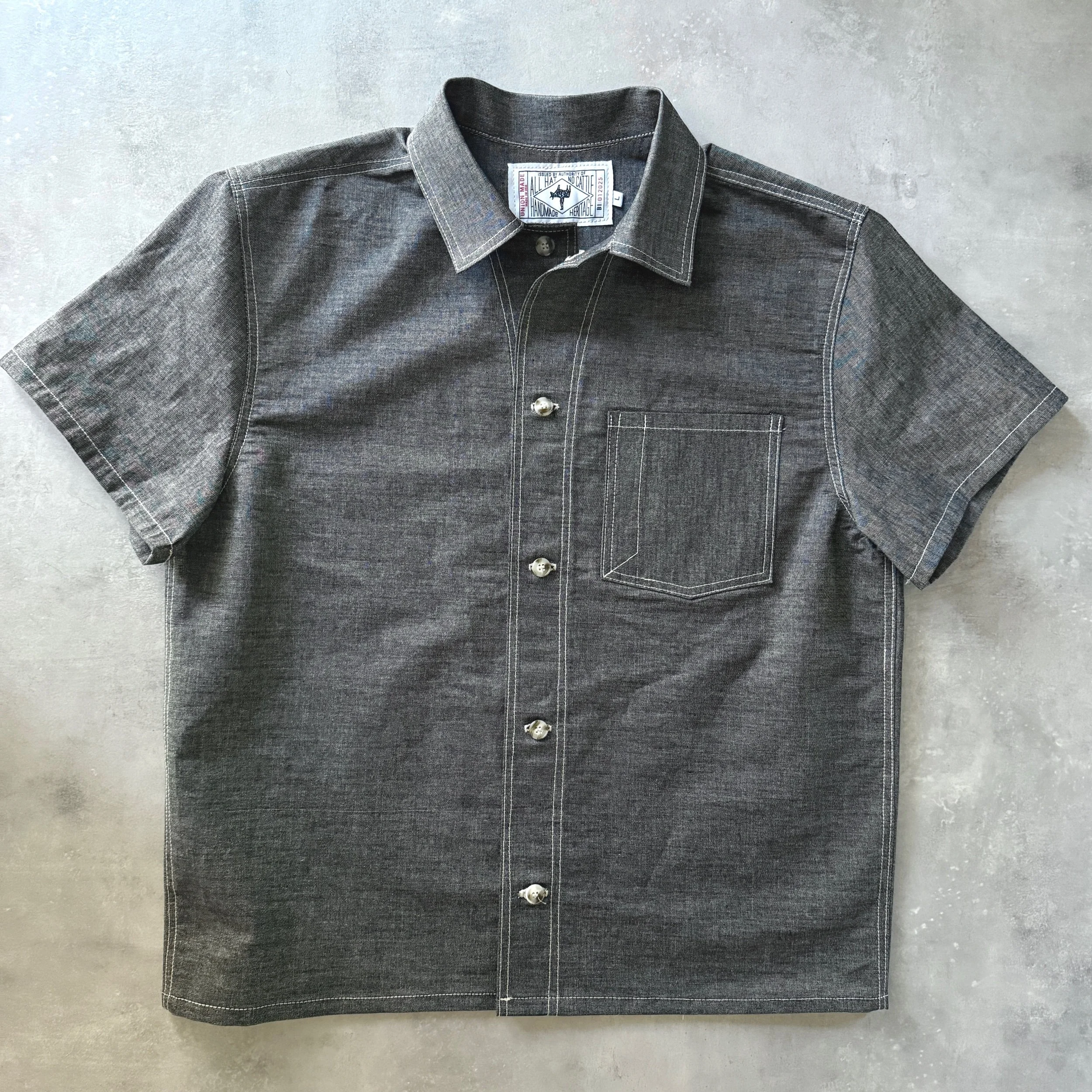 The Summer Shirt - Grey Chambray