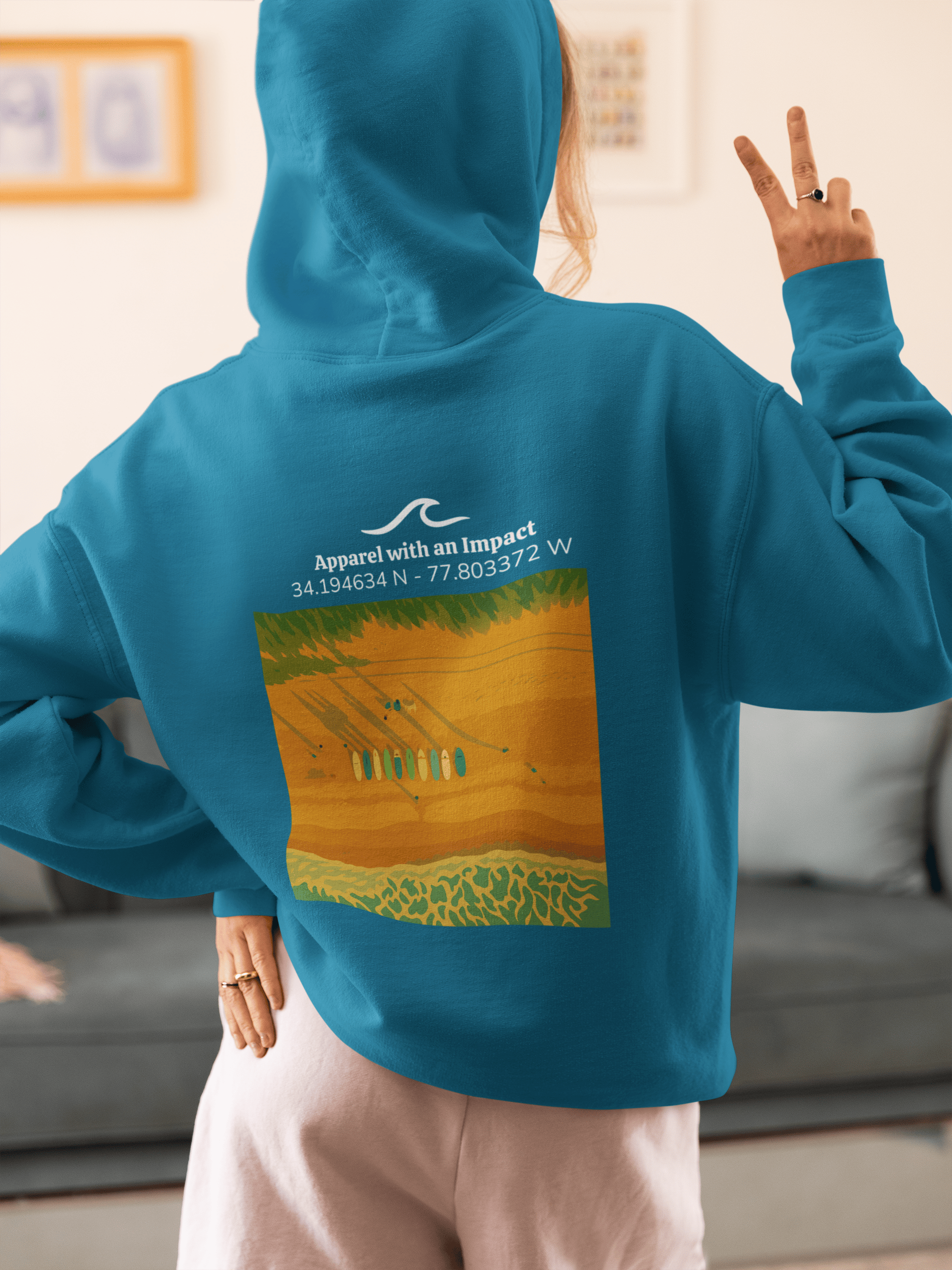 Surf School Classic Coastal Hoodie