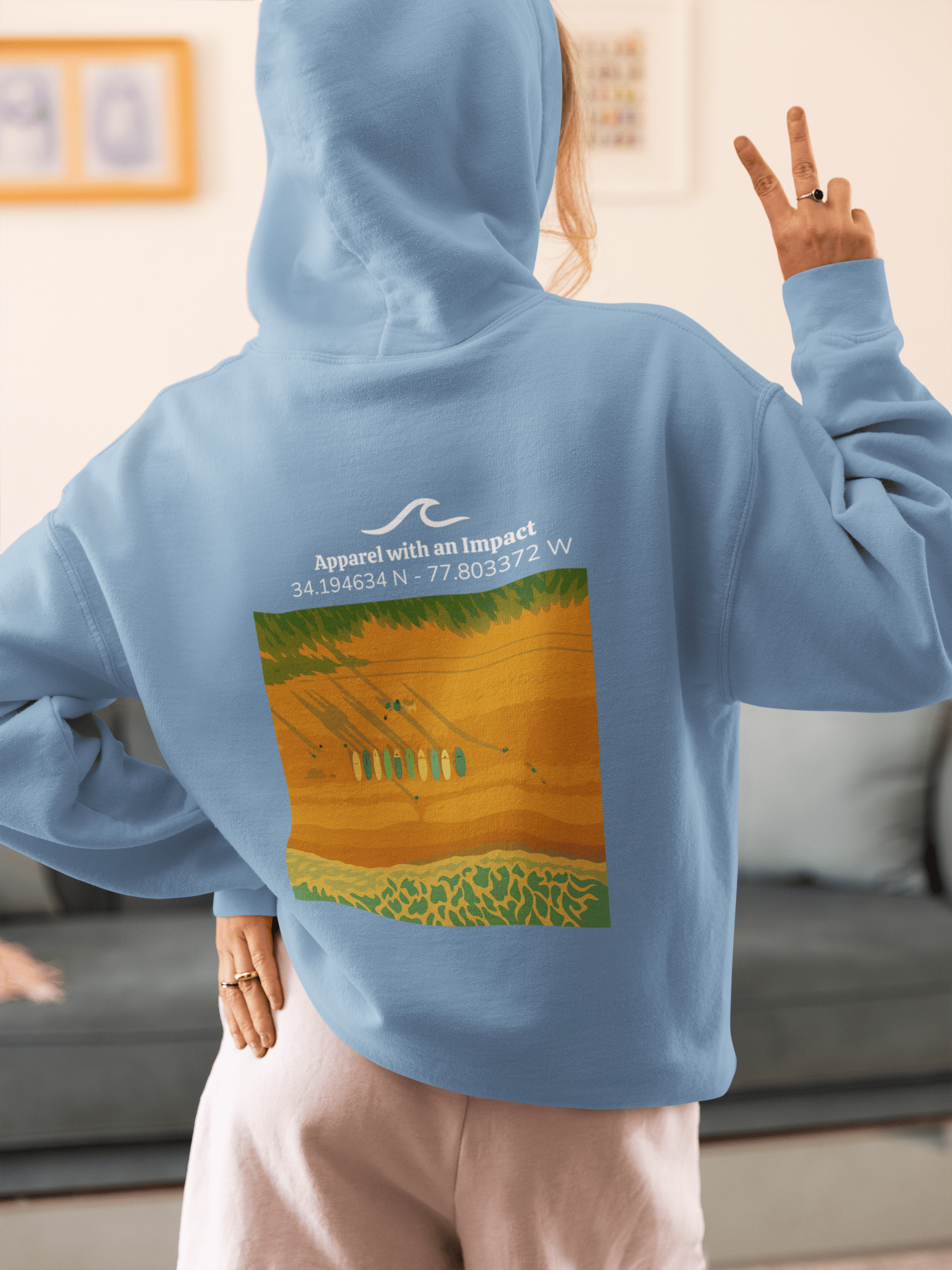Surf School Classic Coastal Hoodie