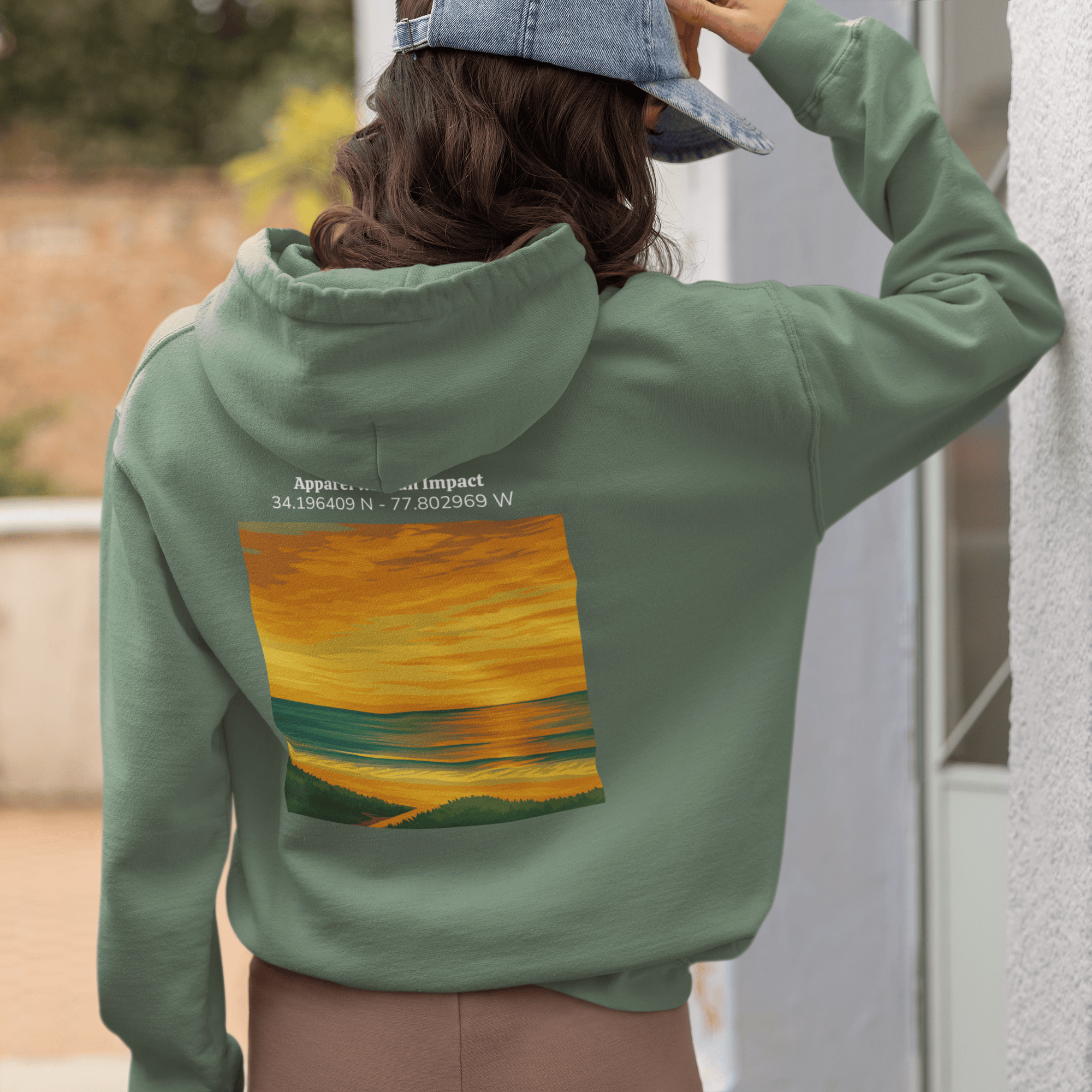 Shoreline Sunrise Classic Coastal Hoodie
